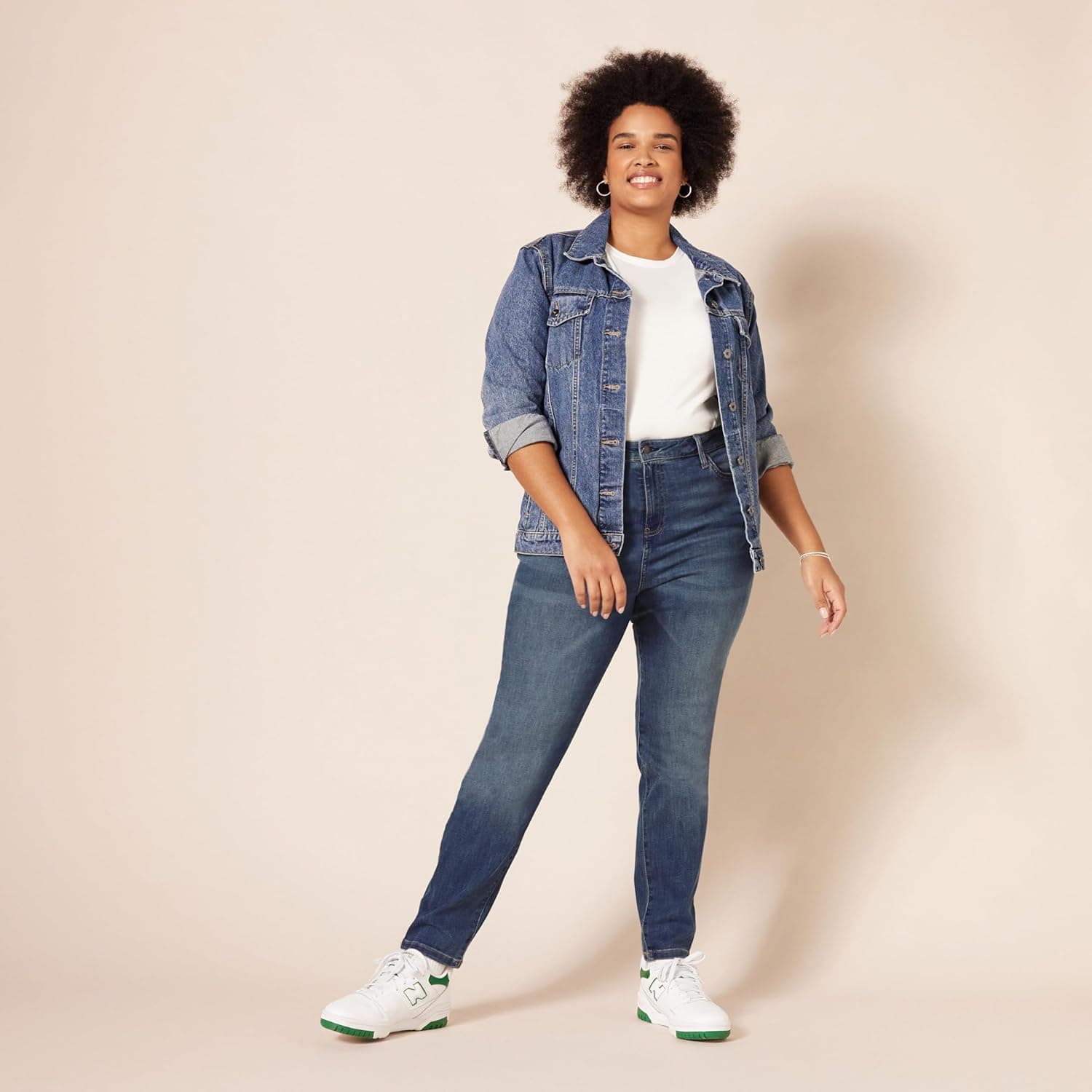 Amazon Essentials Womens High-Rise Skinny Jeans - Discontinued Colors 12 Medium Wash - Image 9