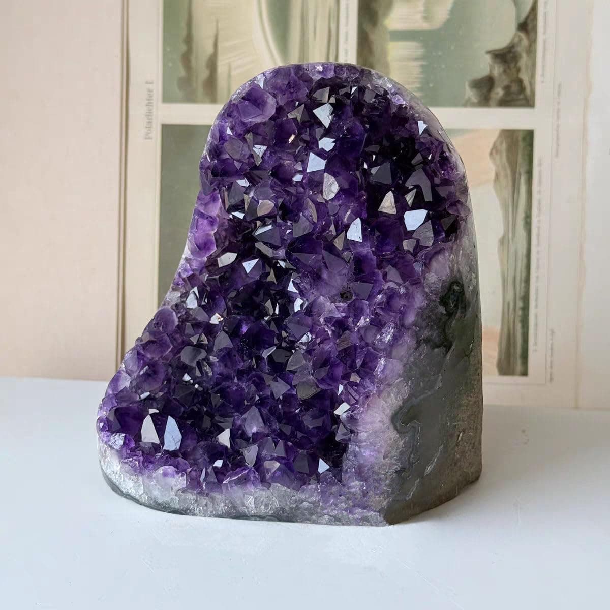 Amethyst Crystal Geodes Purple Crystals Rock Cluster Quartz Raw Healing Crystals 0.5-1LB 0.5 Pound to 1 Pound - Image 6