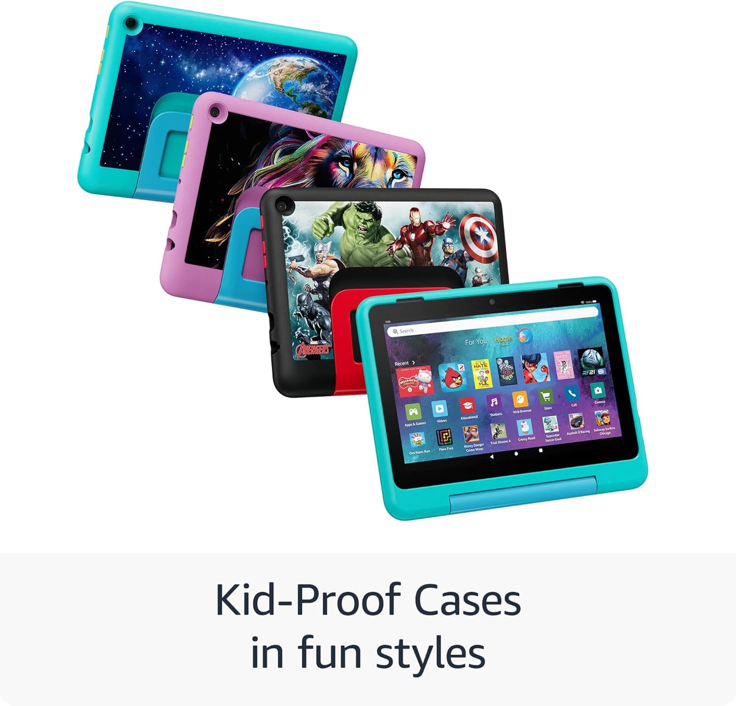 Amazon Fire HD 8 Kids Pro 平板电脑（最新型号），适合6-12岁儿童。明亮的8英寸高清屏幕，包含无广告内容，家长控制功能， - Image 8