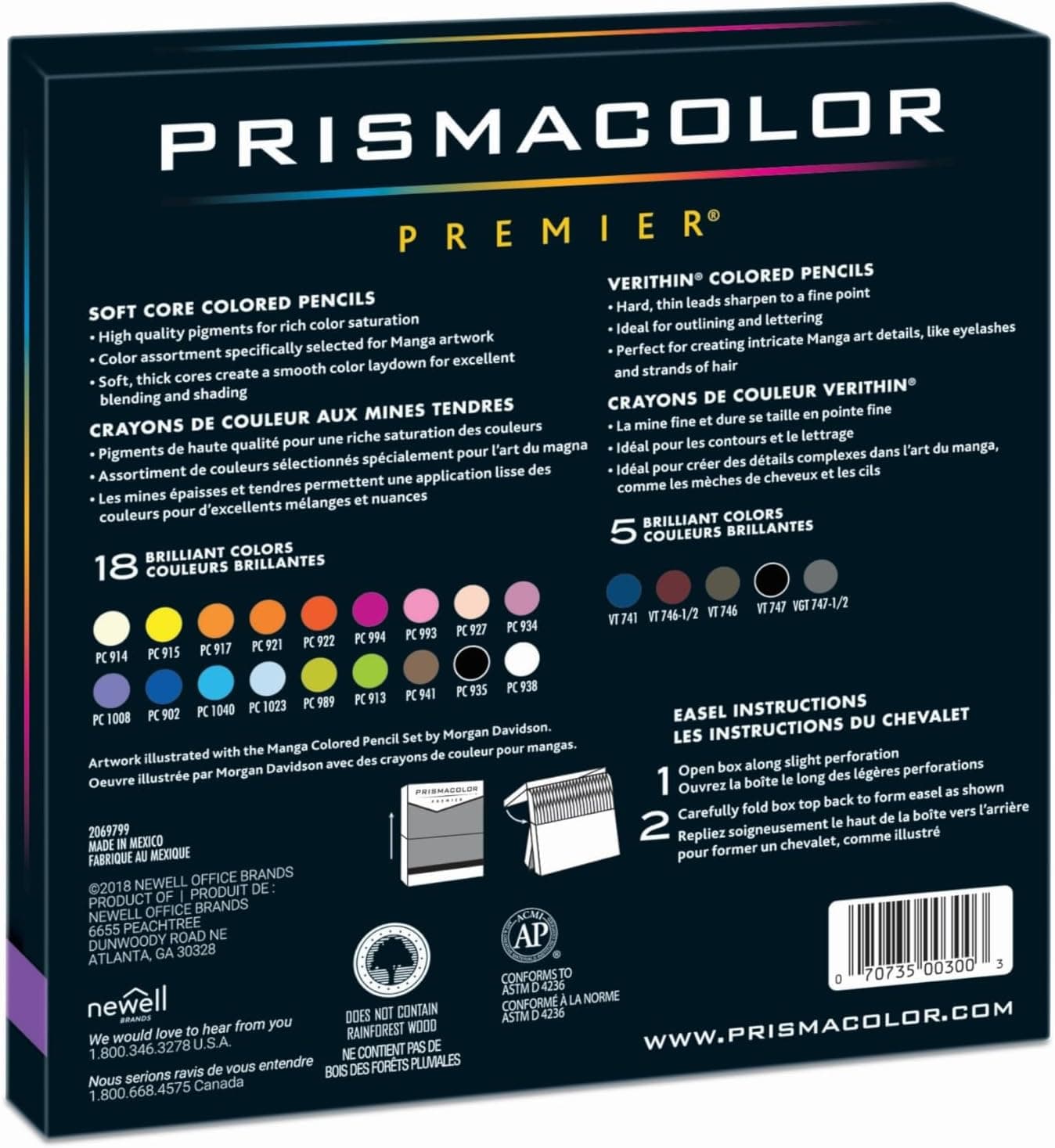 Prismacolor Premier Colored Pencils, Manga Colors, Adult Coloring, 23 Pack 23 Count (Pack of 1) - Image 4