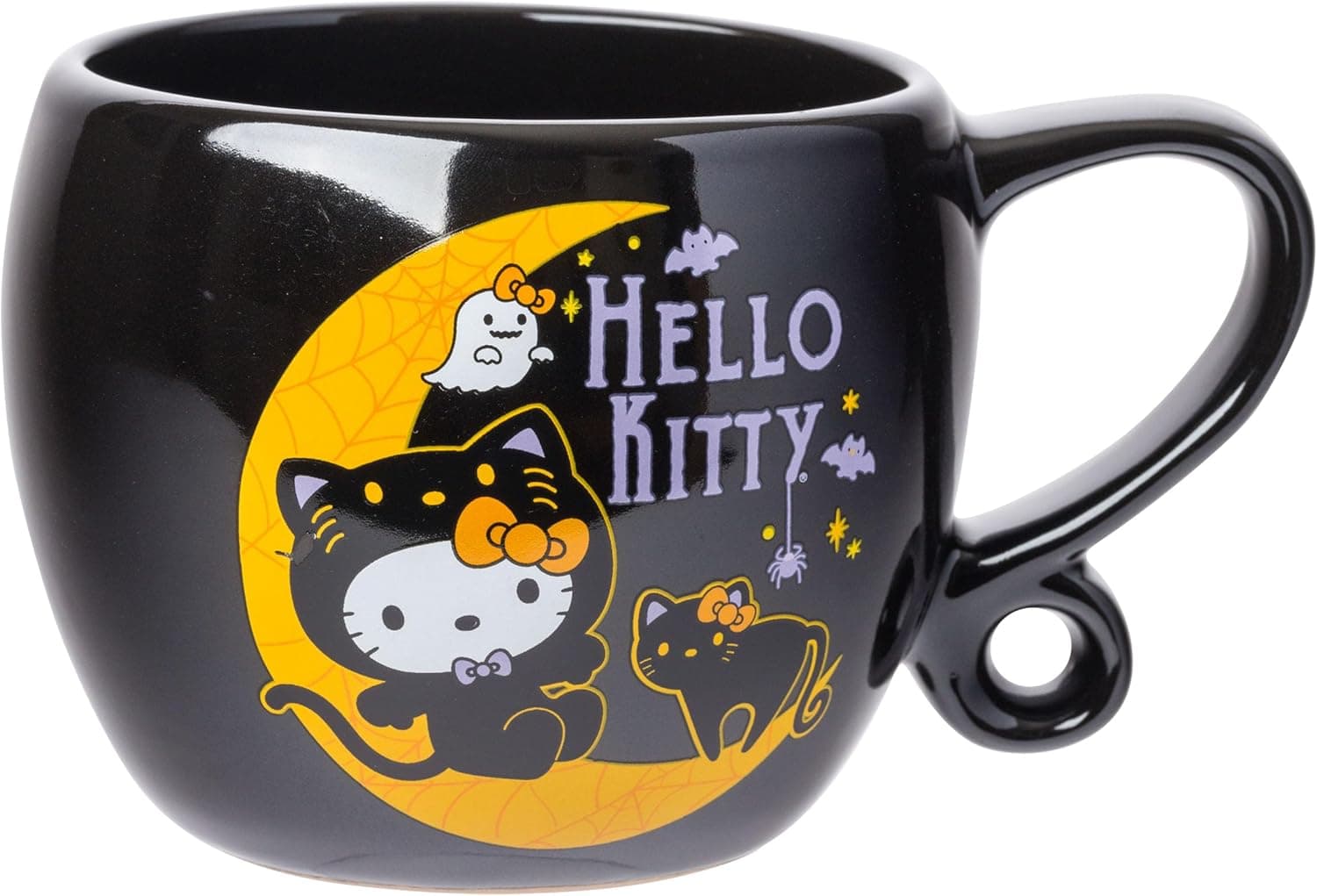 Silver Buffalo Sanrio Hello Kitty Halloween Loop Handle Ceramic Mug, 15.9 ounces - Image 2