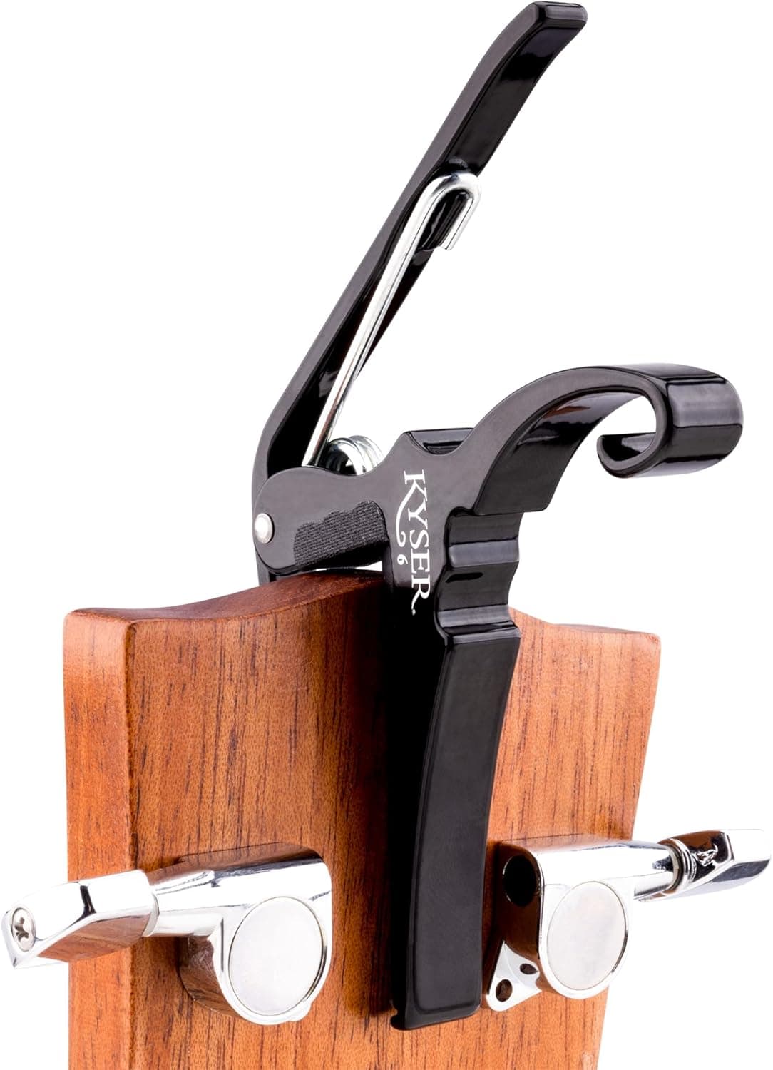 Kyser Quick-Change Guitar Capo for 6-string acoustic guitars, Black, KG6BA - Image 4