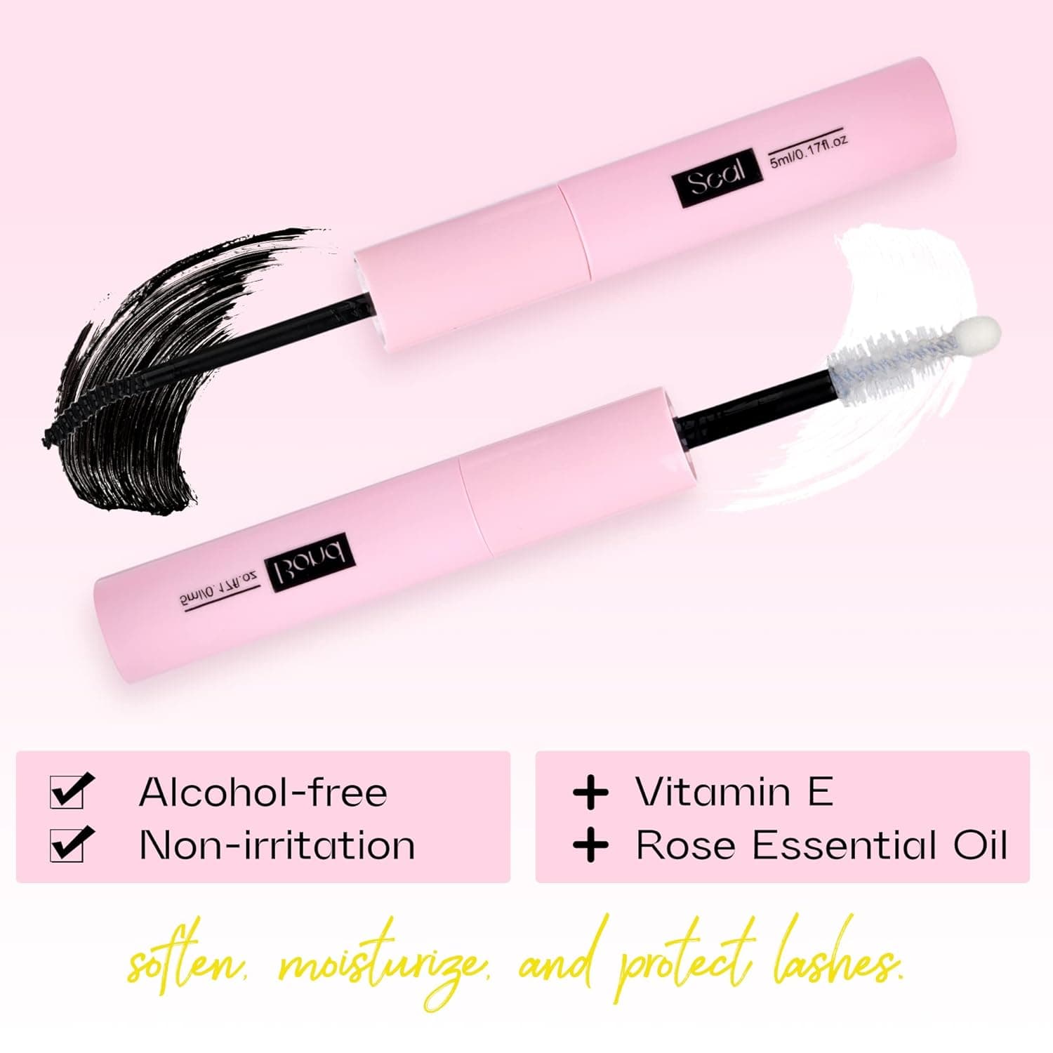 Lash Glue Bond and Seal Long Lasting Strong Hold Waterproof 2 in 1 Cluster Eyelash Glue for DIY Lash Extensions by Mavphnee Lash Bond and Seal - Image 5