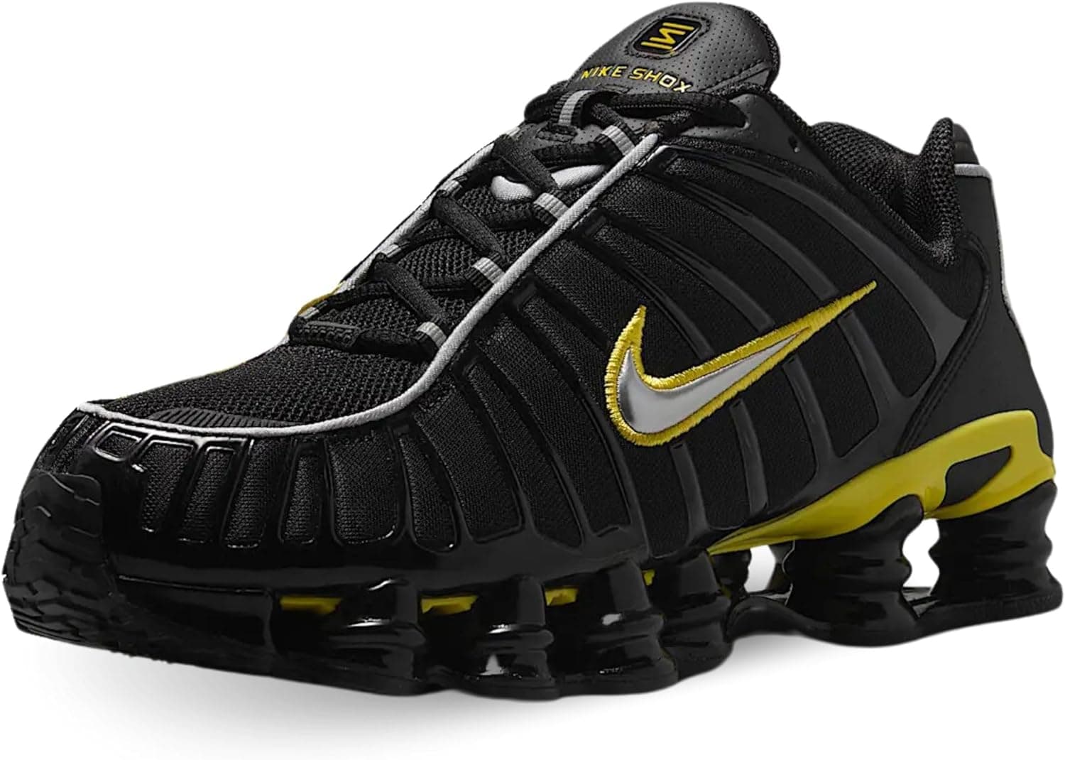 Nike Shox TL Men's Shoes (CN0151-002, Black/Dynamic Yellow/Metallic Silver) 11 - Image 2