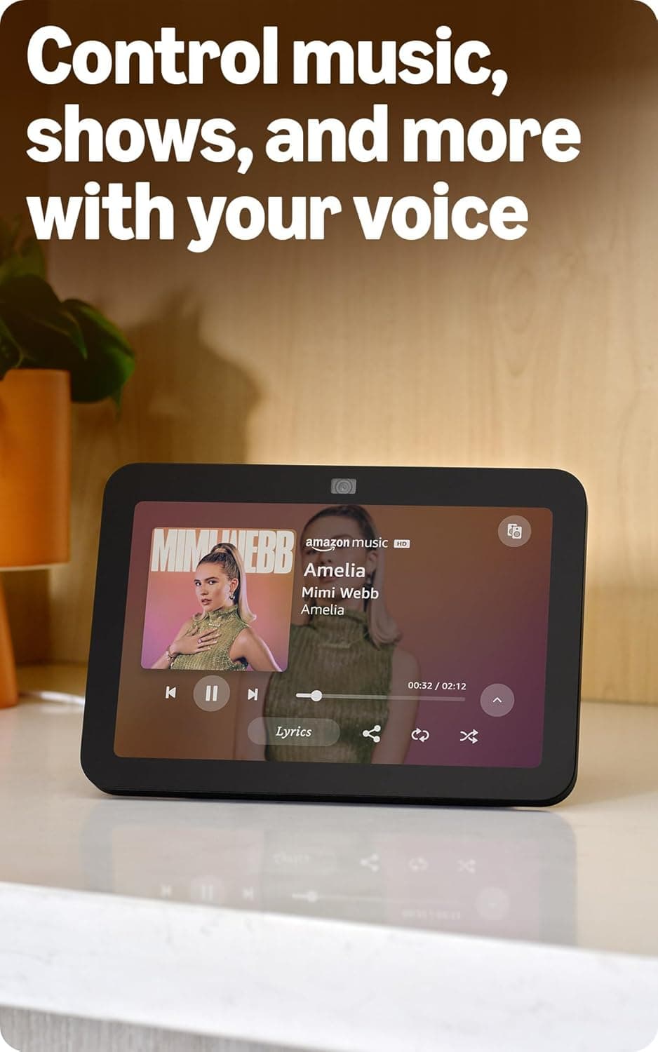 Amazon Echo Show 8, With Spatial Audio and Alexa+ Early Access, Smart Home Hub, ideal for open living spaces, Charcoal Charcoal Device only - Image 6