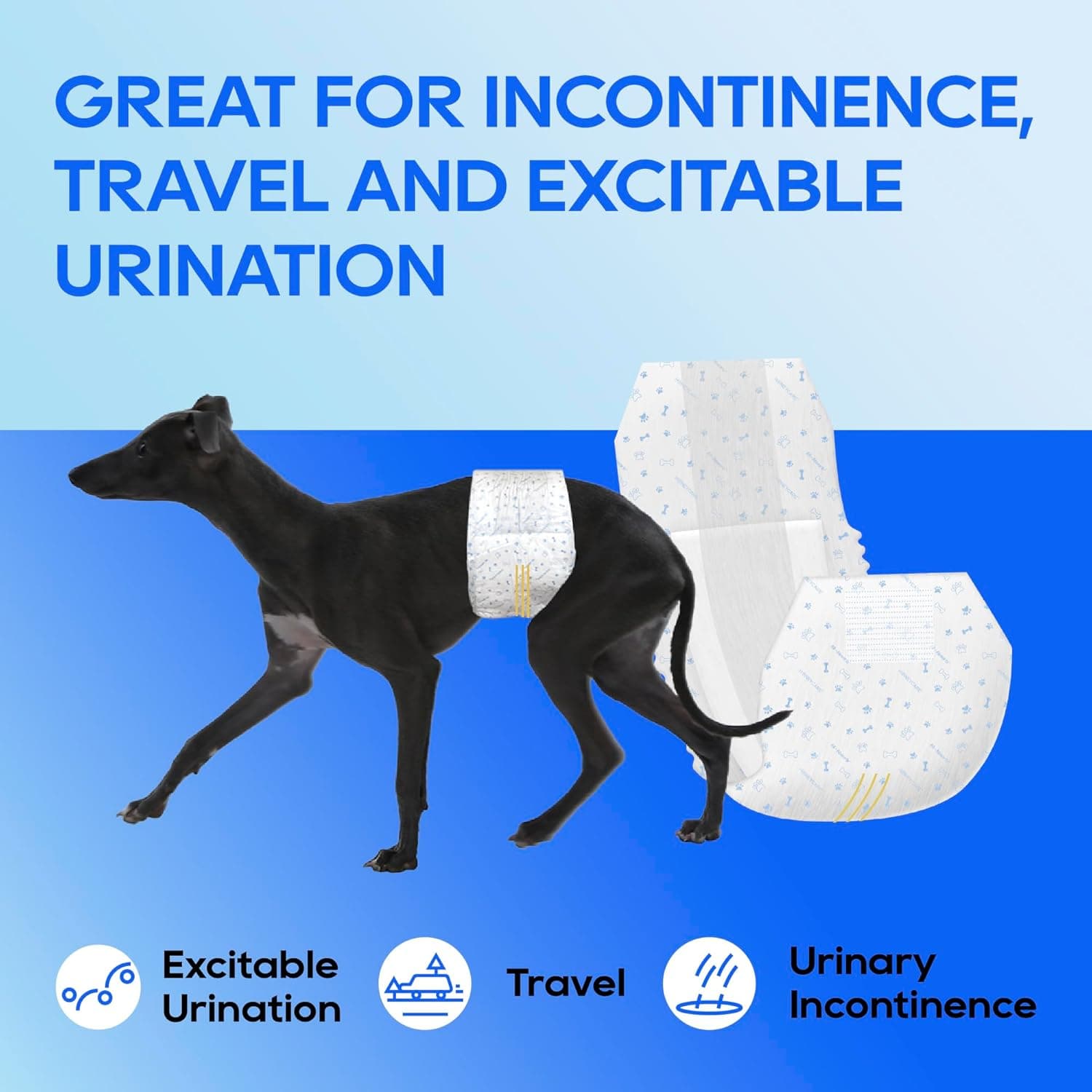 HONEY CARE All-Absorb A26 Male Dog Wrap, 50 Count, Small 1 50 Count Pack of 1 - Image 9