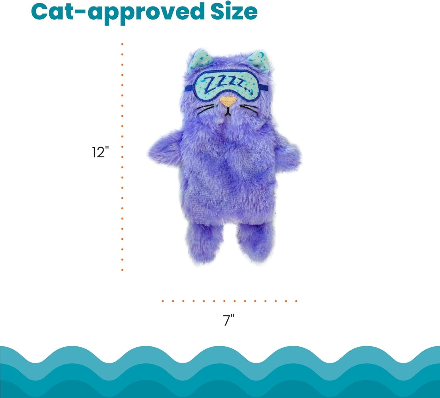 Petstages Purr Pillow Kitty Soothing Plush Cat Toy - Image 6