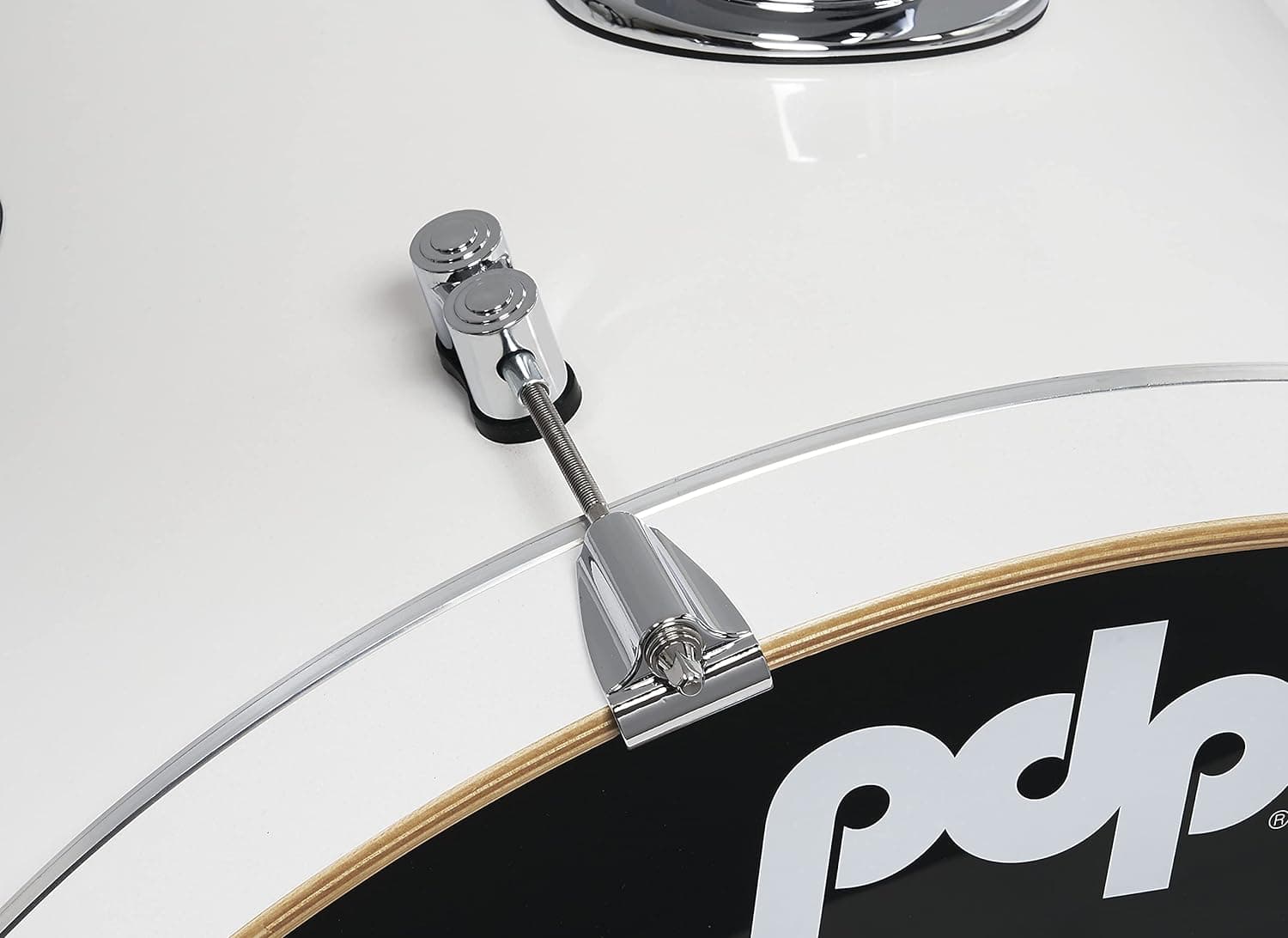 PDP By DW 7-Piece Concept Maple Shell Pack with Chrome Hardware Pearlescent White Concept Maple 7-Piece Pearlexcent White Base - Image 3