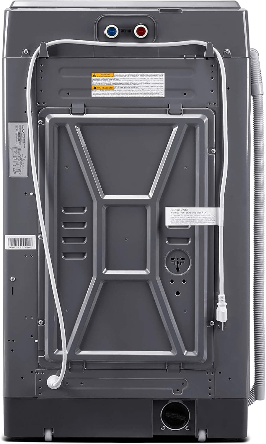 COMFEE’ 1.6 Cu.ft Machine à Laver Portable, Capacité de 11lbs, Laveuse Compacte Automatique avec Roues, 6 Programmes de Lavage - Image 4