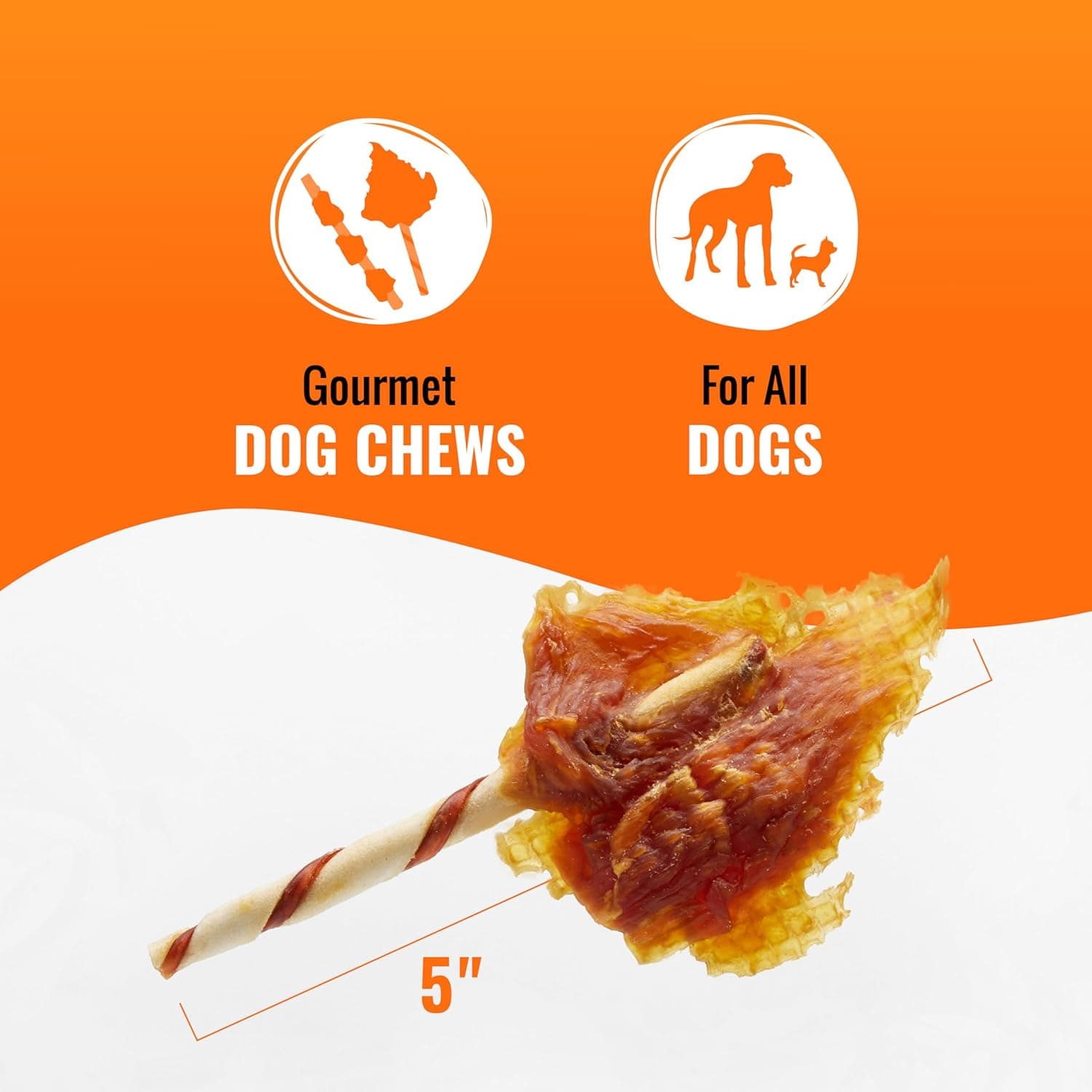 Good ‘n’ Fun Triple Flavor Wings Chews for All Dogs, 12 Ounces, Treat Your Dog to Long-Lasting Chews Made with Chicken, Pork Hide and Beef Hide 12 Ounce (Pack of 1) - Image 7