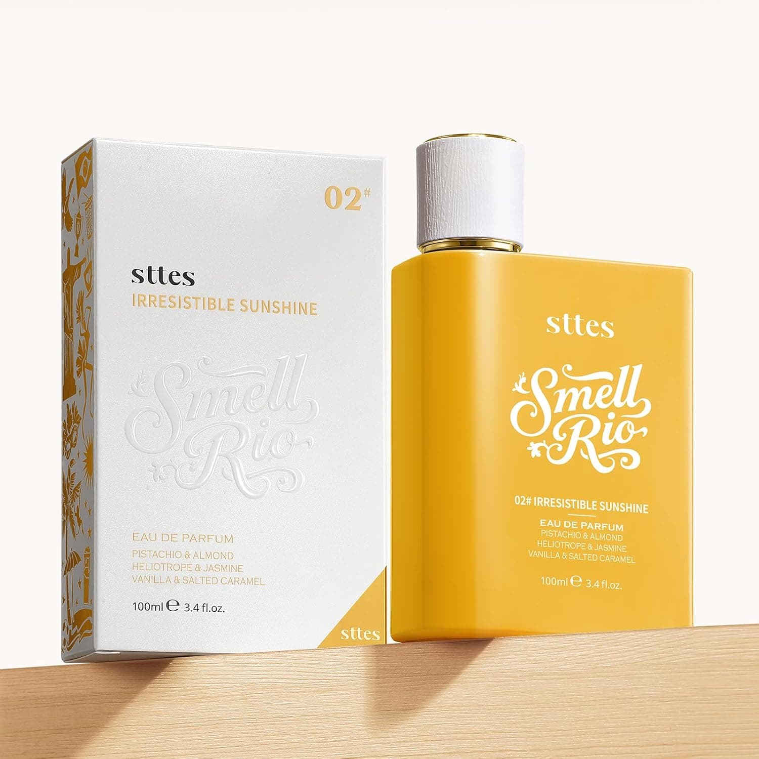 Sttes Perfume 602# (Irresistible Sunshine) - Eau de Perfume 100ml (3.4fl oz) Vanilla Gourmet Tune (Caramel Vanilla Flavor) Irresistible Sunshine 602 - Image 9