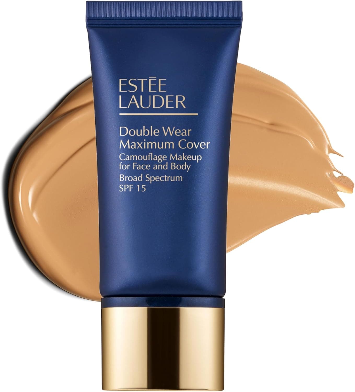Estée Lauder Double Wear 24-Hour Maximum Cover Camouflage Foundation Makeup for Face and Body SPF 15 | Full Coverage | Tattoo Cover Up Makeup Waterproof, 1.0 Fl Oz