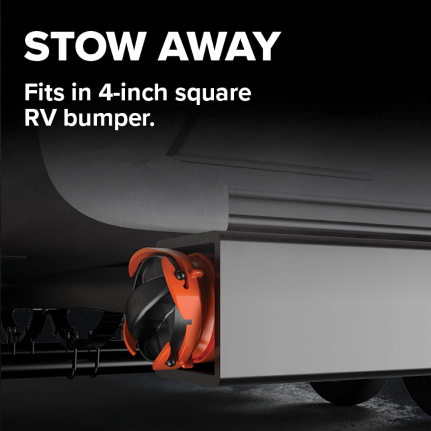 Camco RhinoFLEX 15-Ft RV Sewer Hose Kit - Features Clear Elbow Fitting w/Removable 4-in-1 Adapter - Connects to 3” Slip or 3”/3.5”/4” NPT Threaded Sewer Connection (39770) 15' Rhino Sewer Hose - Image 7