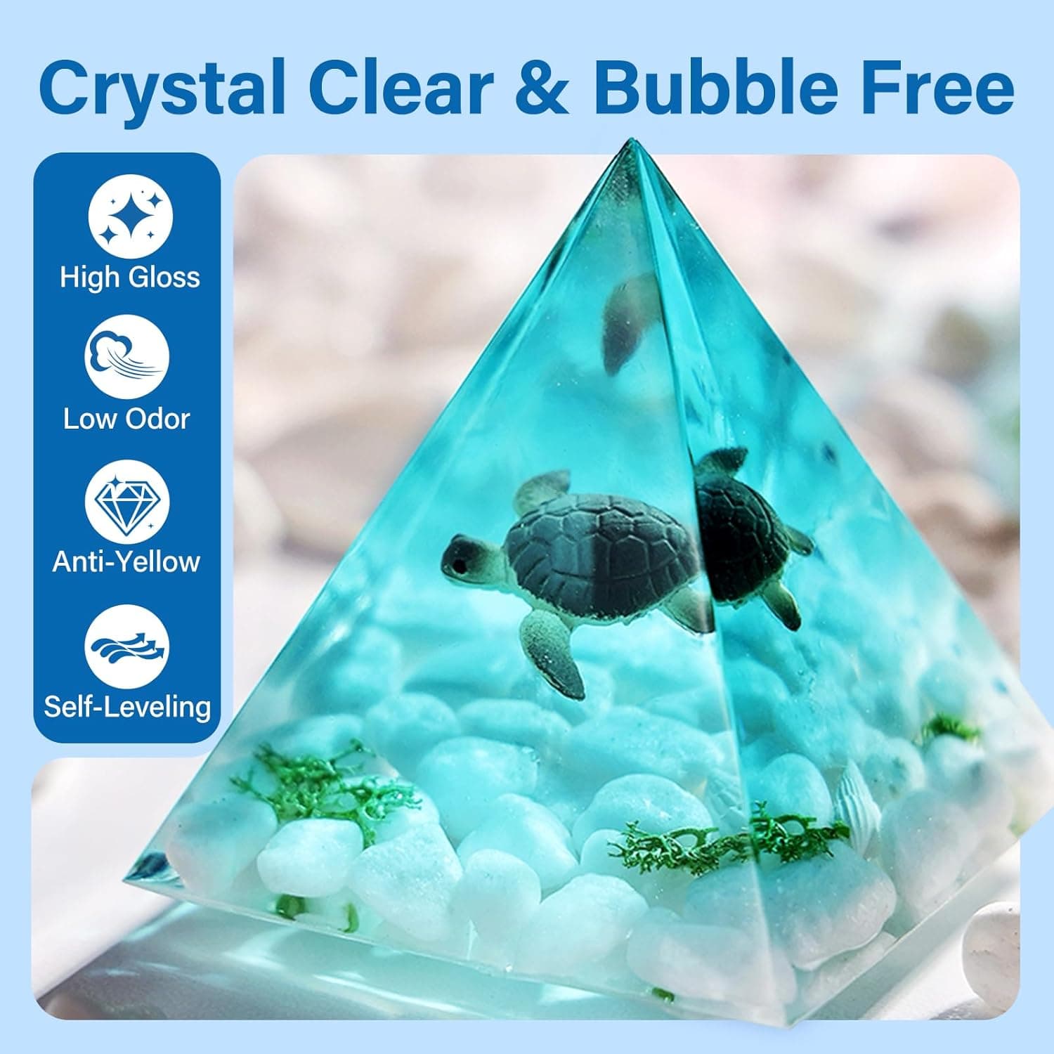 LET'S RESIN Epoxy Resin Kits and Molds Complete Set, 16oz Resin Art Kit with Silicone Molds, Pigment, Dried Flowers, Crafts for Adults, Beginners, Art Supplies for DIY Lovers, DIY Gift for Women - Image 3