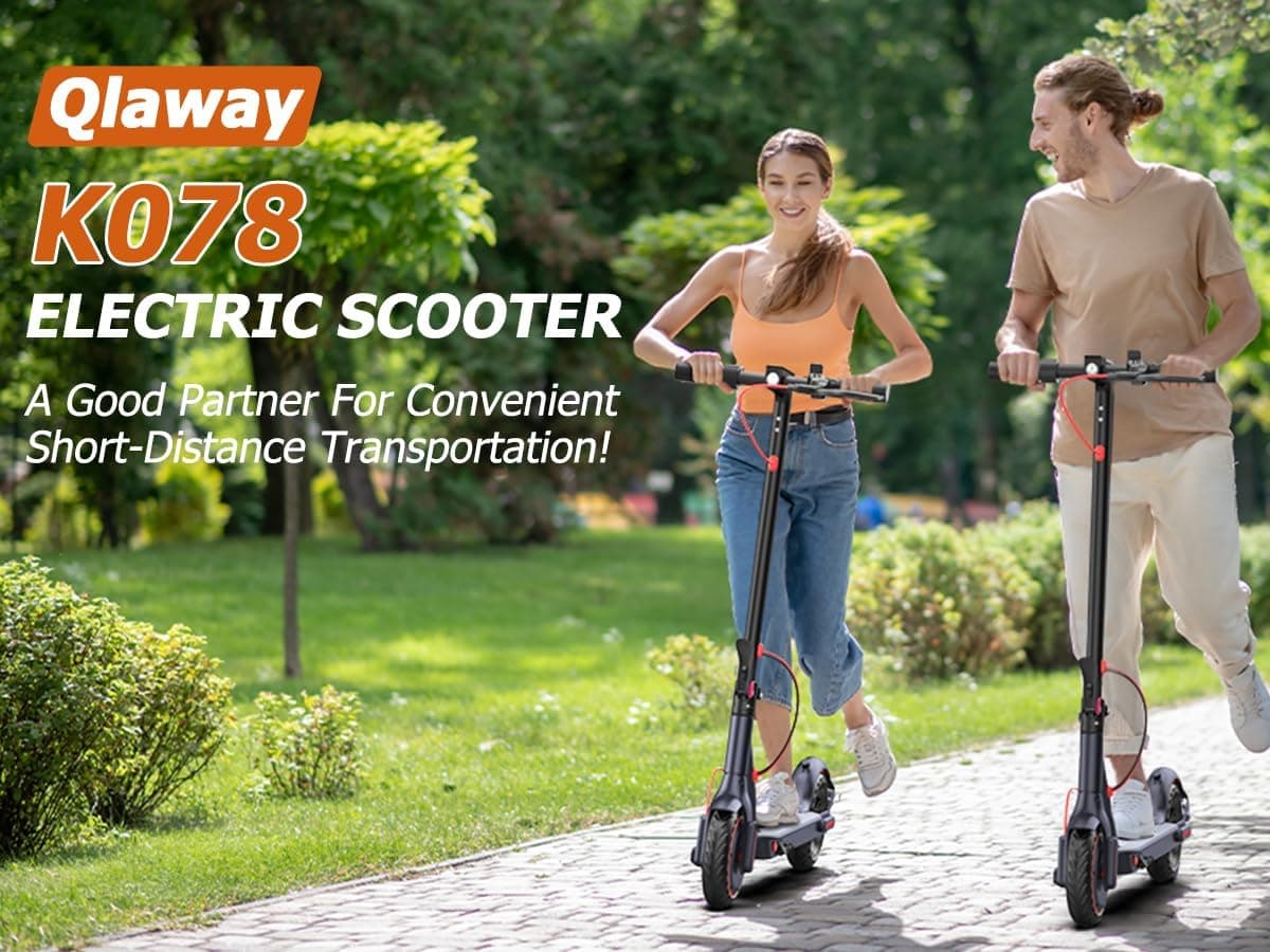 Electric Scooter for Adults, 350W/500W Motor, 16-22 Miles Range, 8.5"/10" Solid Tires, Dual Braking & Suspension, Folding Portable Commuting E-Scooter with App 8.5"-5.2Ah-350W - Image 9