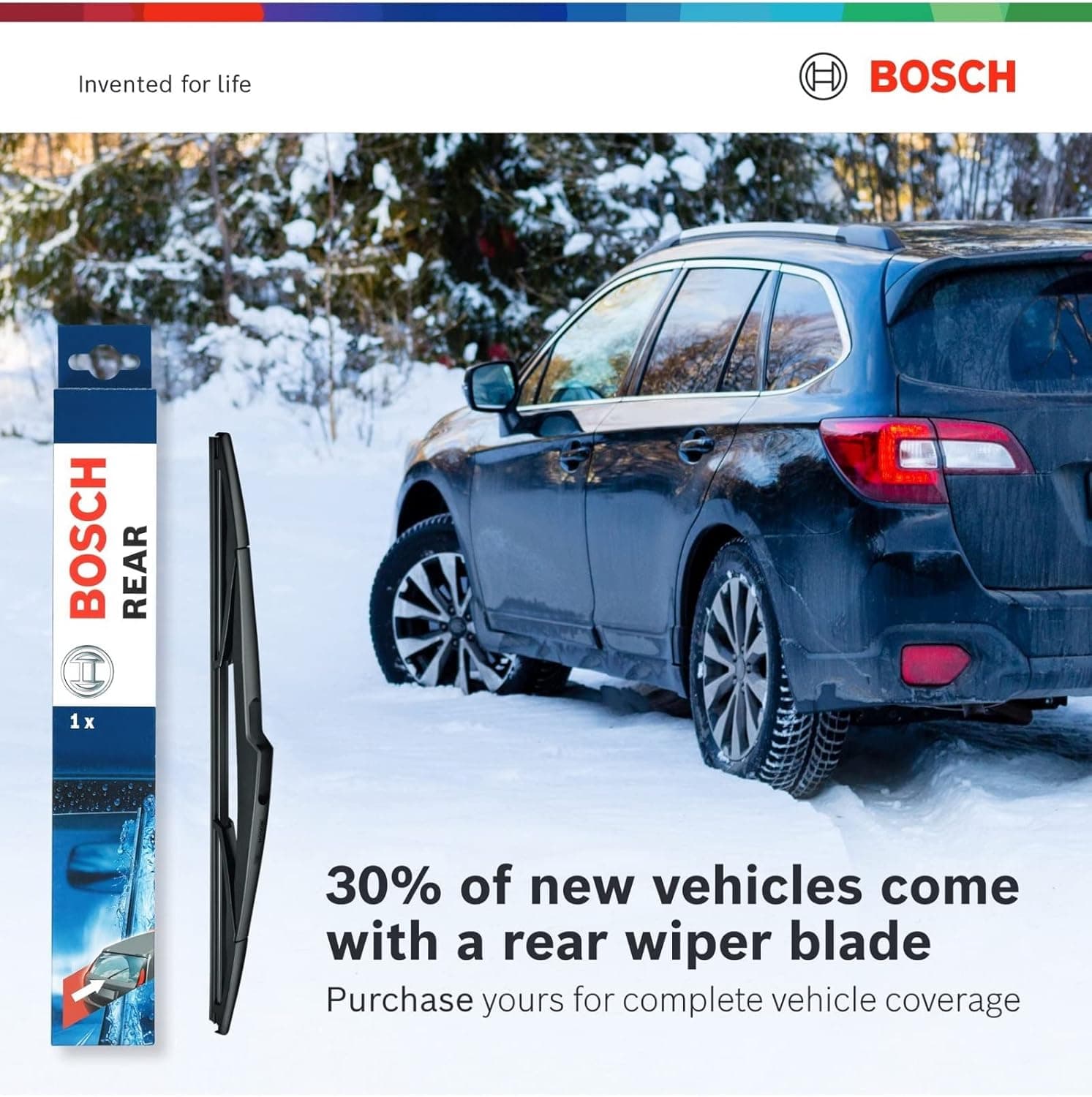 BOSCH 22A22B ICON Beam Wiper Blades - Driver and Passenger Side - Set of 2 Blades (22A & 22B) Front (22A & 22B) ICON Combo Pack (Front) - Image 7