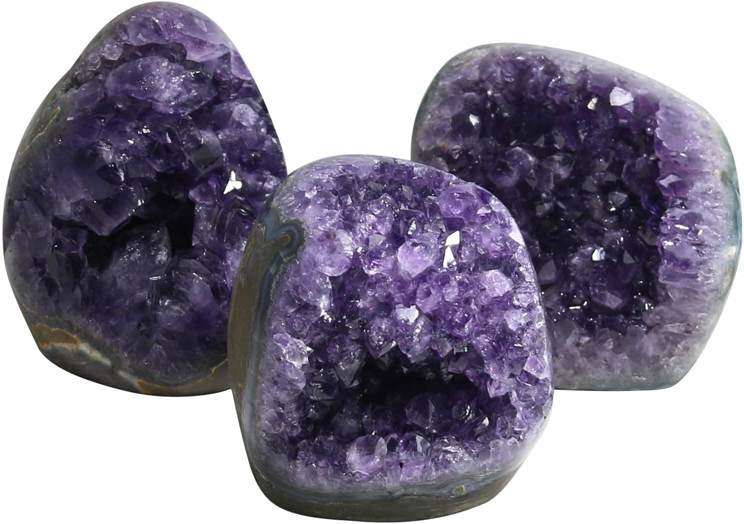 Amethyst Crystal Rock, Real Amethyst Stone, Amathesis Crystal Cluster Geode, Purple Crystals and Healing Stones, Amatista Piedra Natural, Cuarzos Originales De Energia Y Piedras, Columnar(1.1LB) 1.1 Pound - Image 8