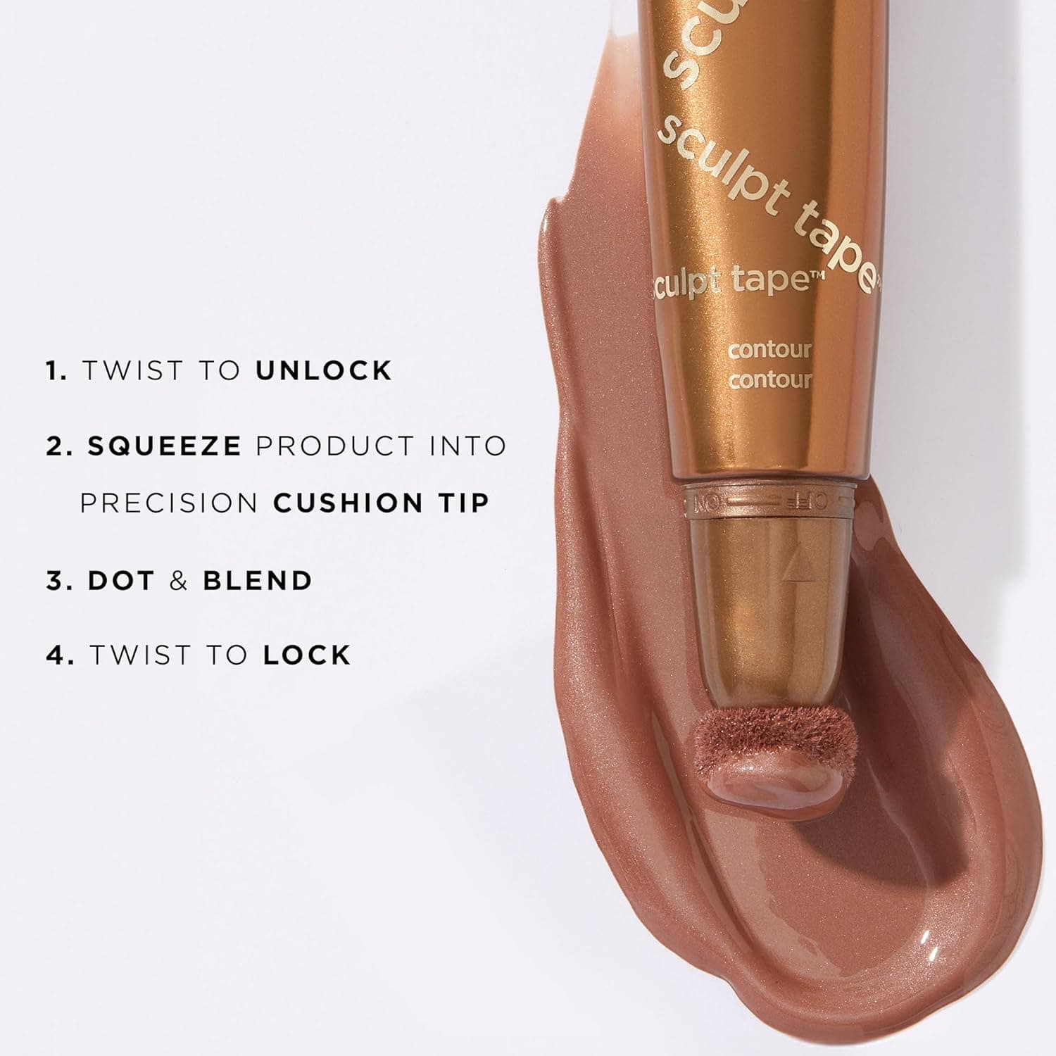 tarte sculpt tape contour – Lightweight Cream Bronzer with Shea Butter for Blendable, Buildable Contour & Natural Looking Sculpted Glow, Vegan & Cruelty Free cool bronze Full Size - Image 6