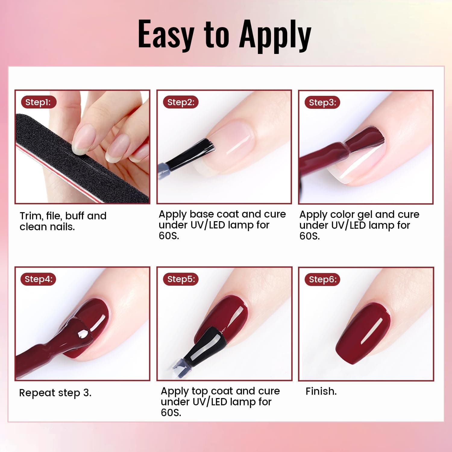 JODSONE Gel Nail Polish Kit na may U V Light 32 Kulay Gel Polish Nail + 4 Functional Adhesive Bottles Kit Soak Off Manicure Tools Regalo para sa Kababaihan classic series - Image 8