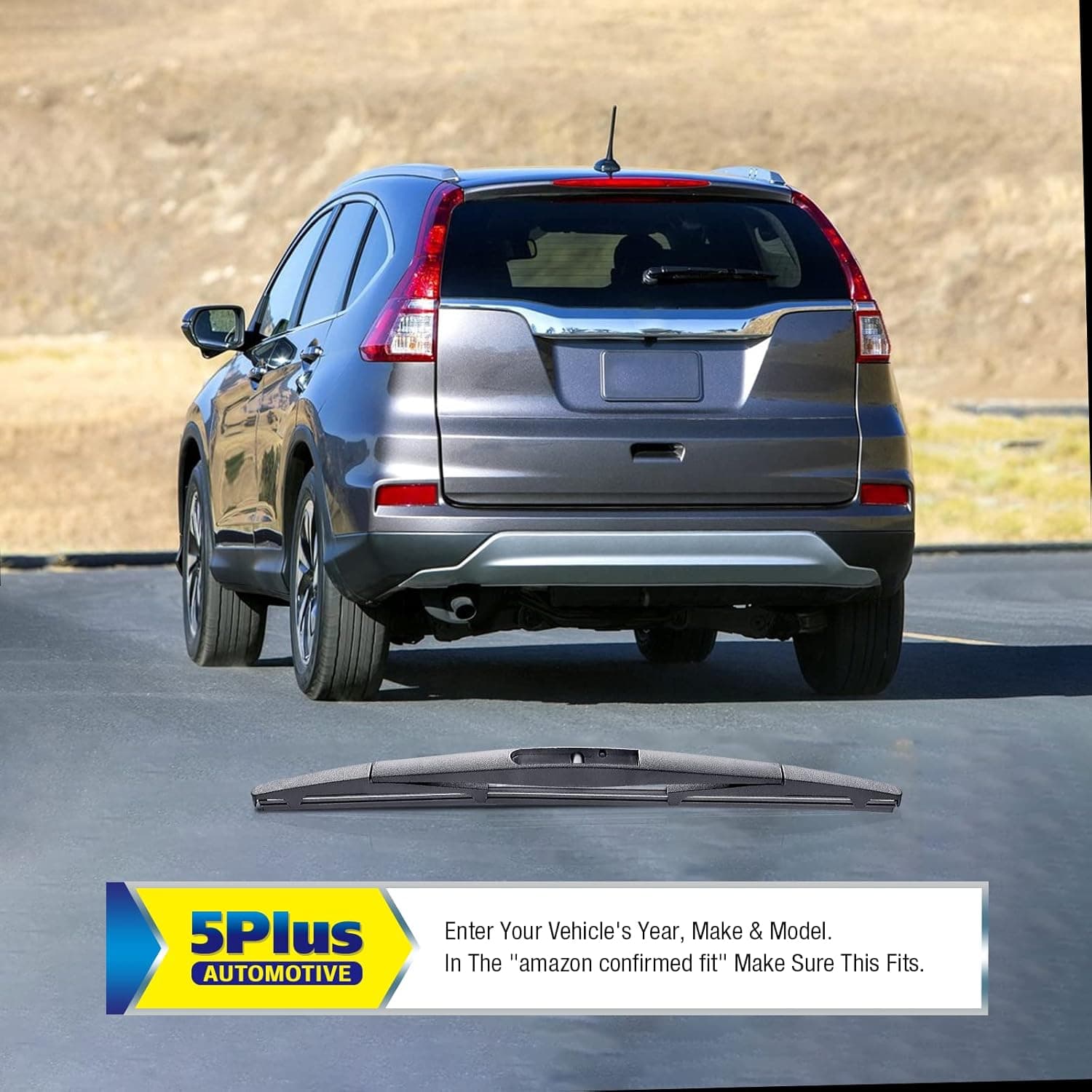 5 PLUS® Reemplazo de la Escobilla del Limpiaparabrisas Trasero de 12 Pulgadas para Honda CRV 2022-2017 Elemento 11-03/Nissan Murano 2024-2009 Armada 23-05 Pathfinder 12-04 Escobilla del Limpiaparabrisas Trasero (12-B) 12" (12-B/H306) - Image 6