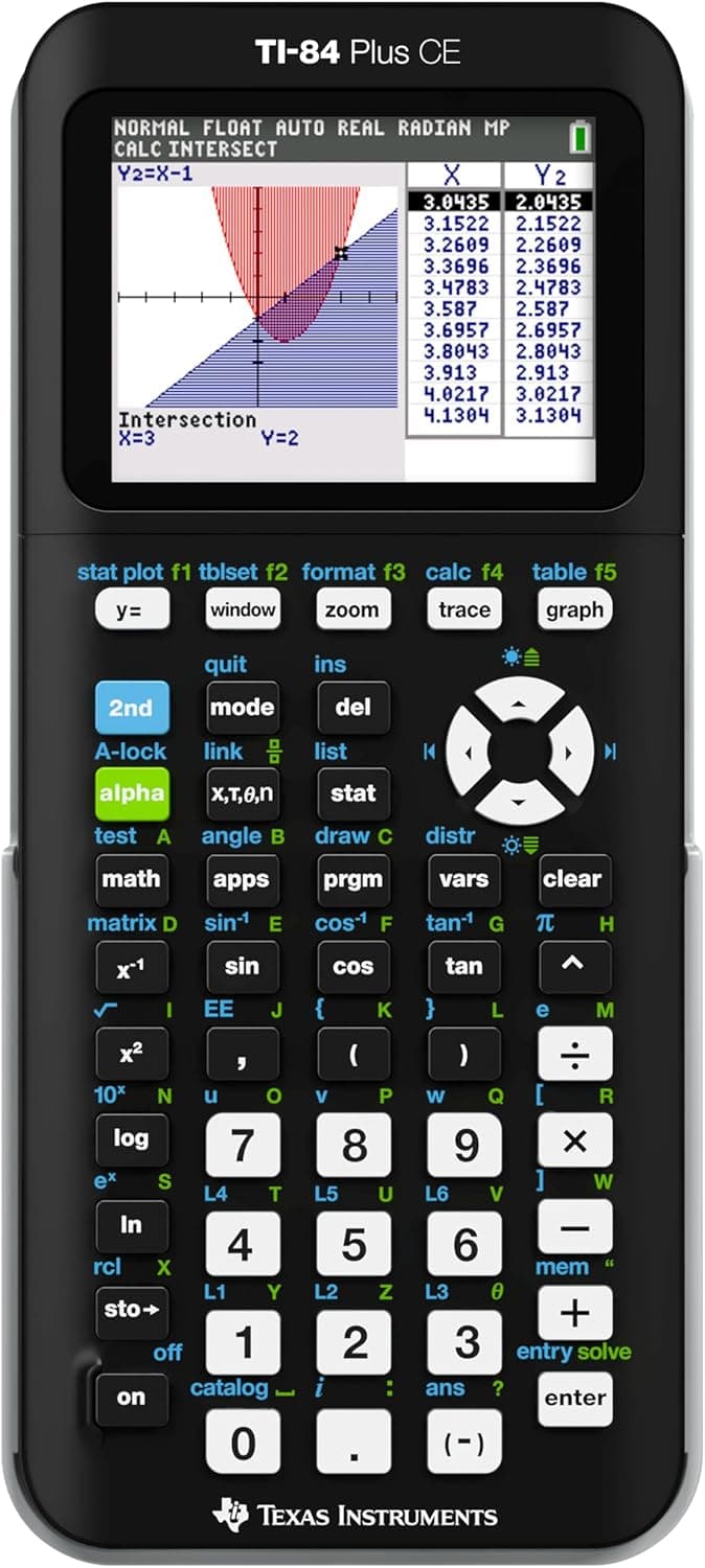 Texas Instruments TI-84 Plus CE Color Graphing Calculator, Black - Image 2