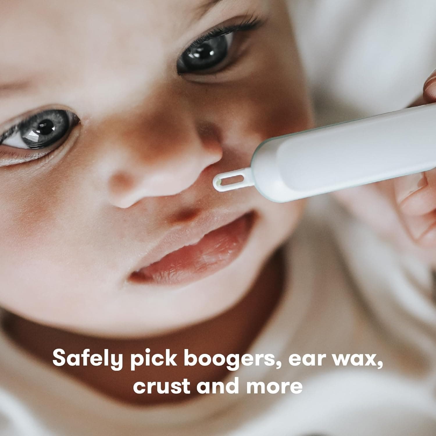 Frida Baby 3-in-1 Nose, Nail + Ear Picker by Frida Baby the Makers of NoseFrida the SnotSucker, Safely Clean Baby's Boogers, Ear Wax & More Nail Buffer - Image 3