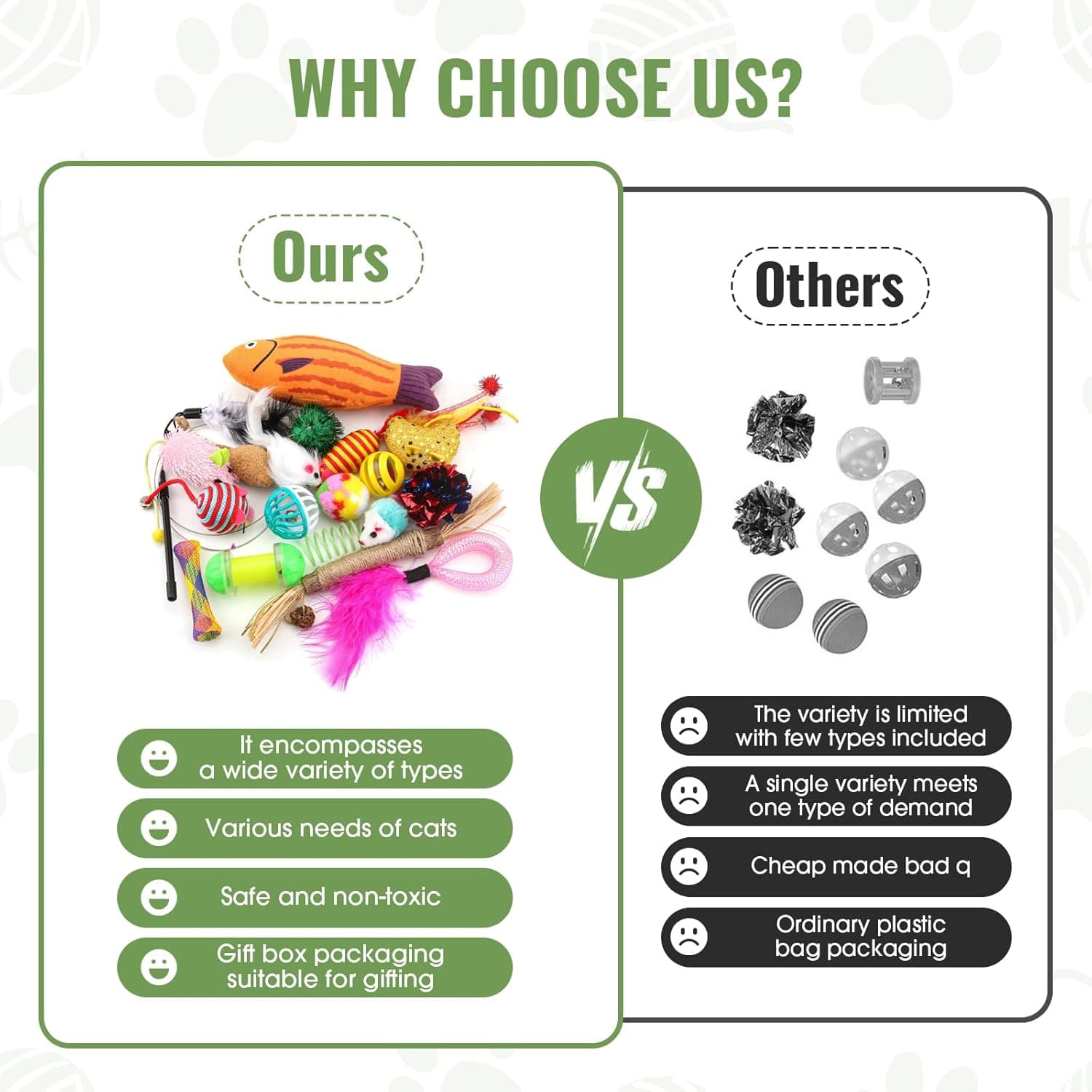 Fashion's Talk Cat Toys Variety Pack for Kitty 20 Pieces - Image 8