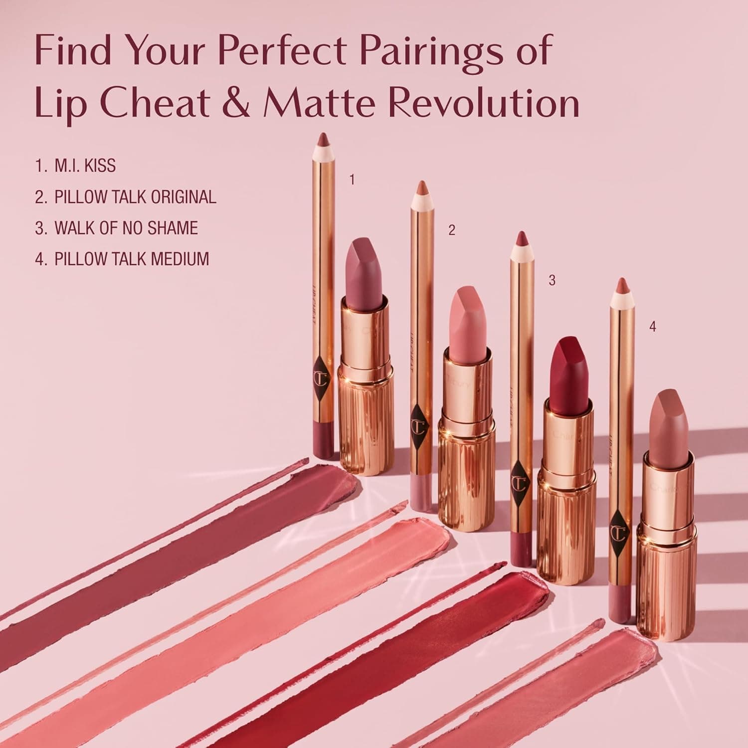 Charlotte Tilbury Lip Cheat Lip Liner Pencil - Gives Lips a Fuller-Looking, Defined Pout - Enriched with Jojoba Oil & Hyaluronic Acid - Waterproof, Smudge-Proof & Transfer-Proof Pillow Talk Fair - cool-toned pink - Image 9