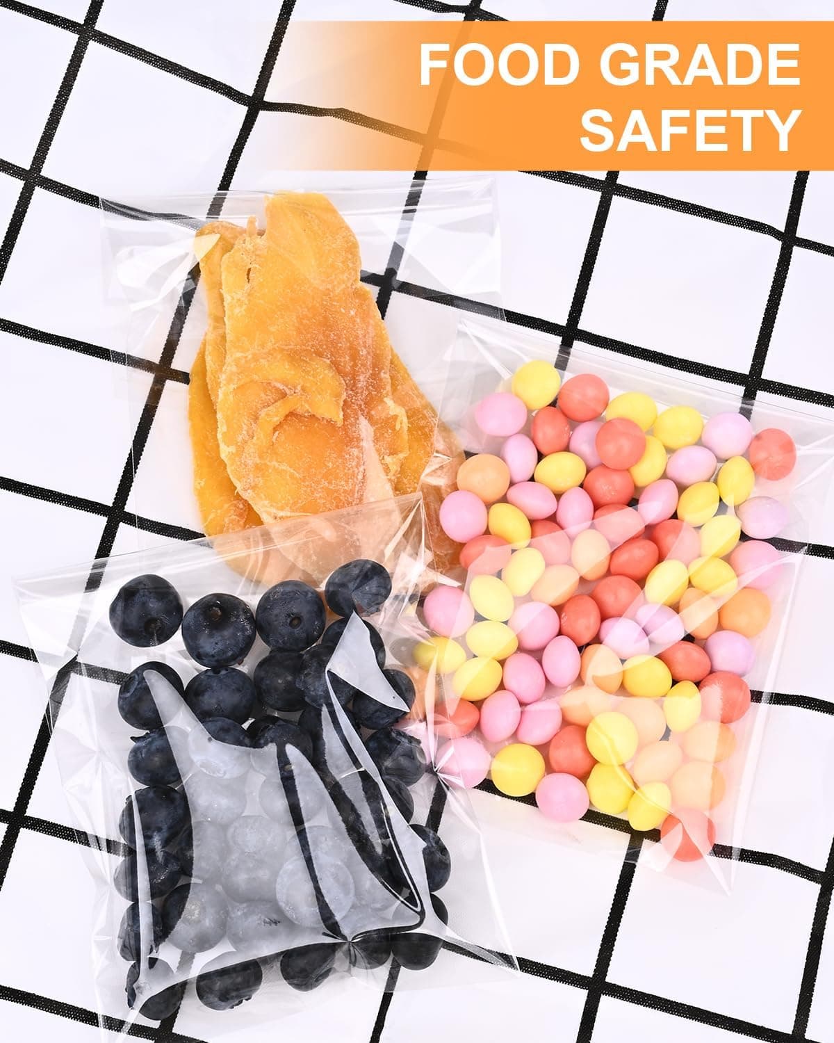 300 Pcs Self Adhesive Cookie Bags, 4x6 Inches Self Sealing Cellophane Bags, Clear Resealable Cellophane Bag for Packaging, Cookies, Gifts, Candy, Food - Image 6