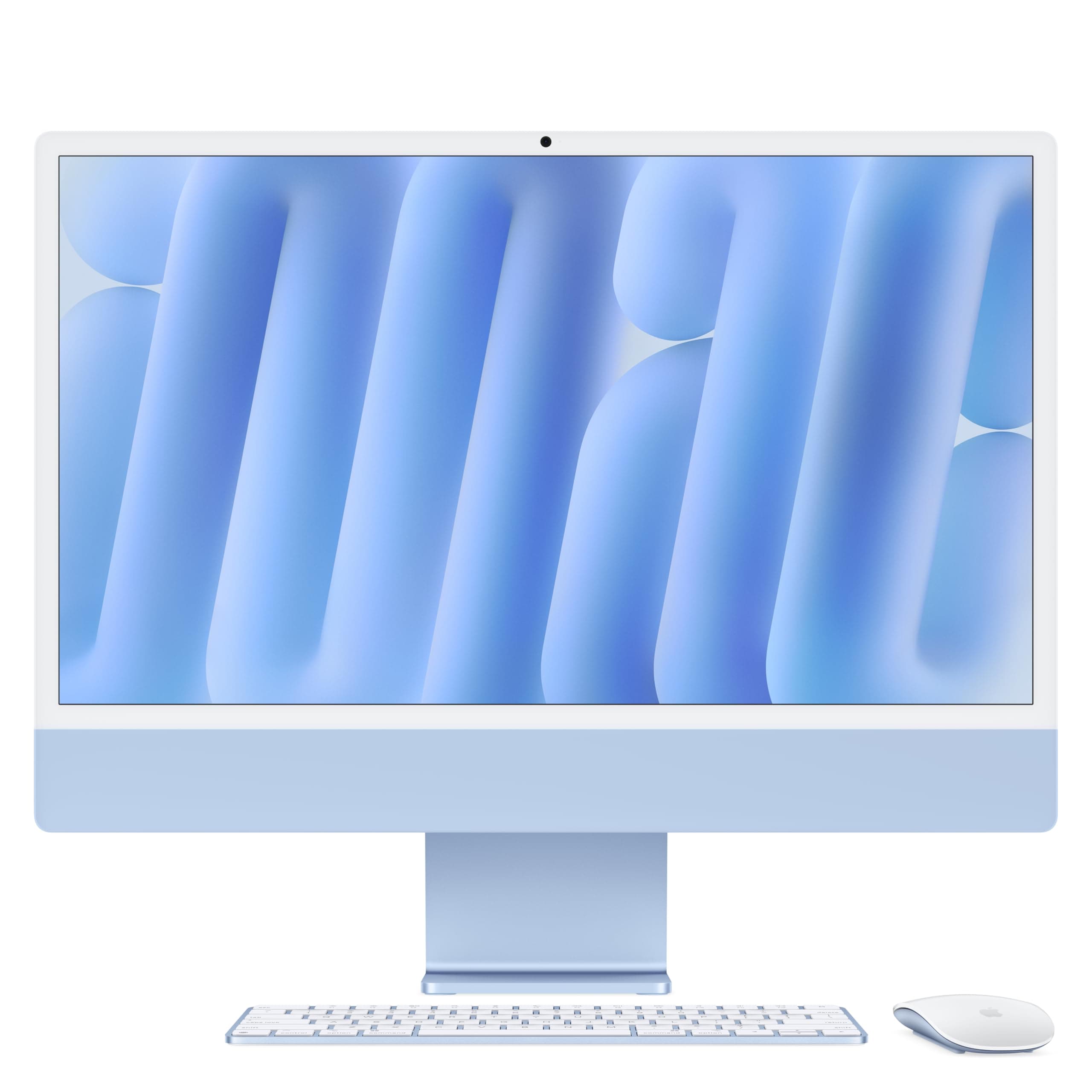 Apple 2024 iMac All-in-One Desktop Computer with M4 chip with 8-core CPU and 8-core GPU: Built for Apple Intelligence, 24-inch Retina Display, 16GB Unified Memory, 256GB SSD Storage; Blue Blue without AppleCare+