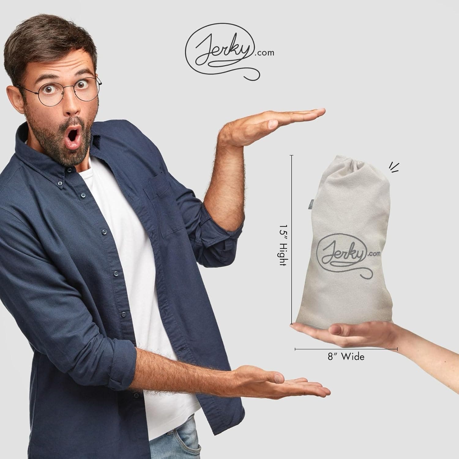 Jerky.com Gift Bag for Men | 26 Piece Meat Sticks Gift Basket with Beef Sticks, Pork, Turkey, Ham & Cheese Sticks | High Protein Snack Variety Pack | Christmas Gifts | Beef Jerky Gifts for Men 26 Piece Gift Bag - Image 4