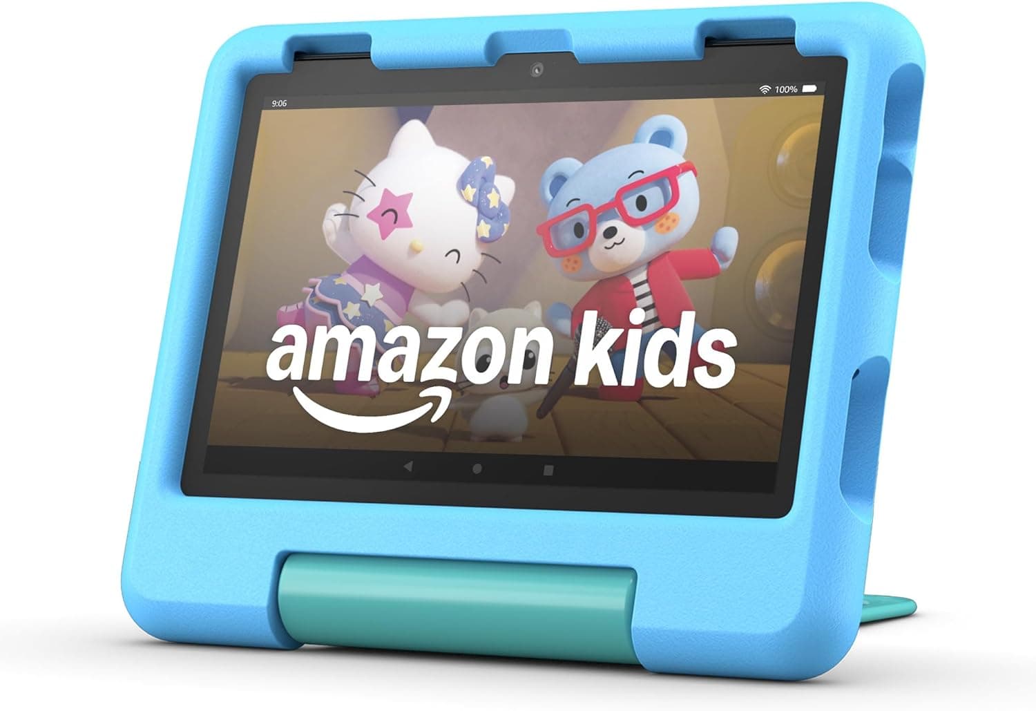 Amazon Fire HD 8 Kids tablet (newest model), ages 3-7. With bright 8" HD screen. Includes ad-free and exclusive content, parental controls and 13-hr battery, 32GB, Blue Fire HD 8 Kids 32 GB 6-month Amazon Kids+ Blue - Image 3