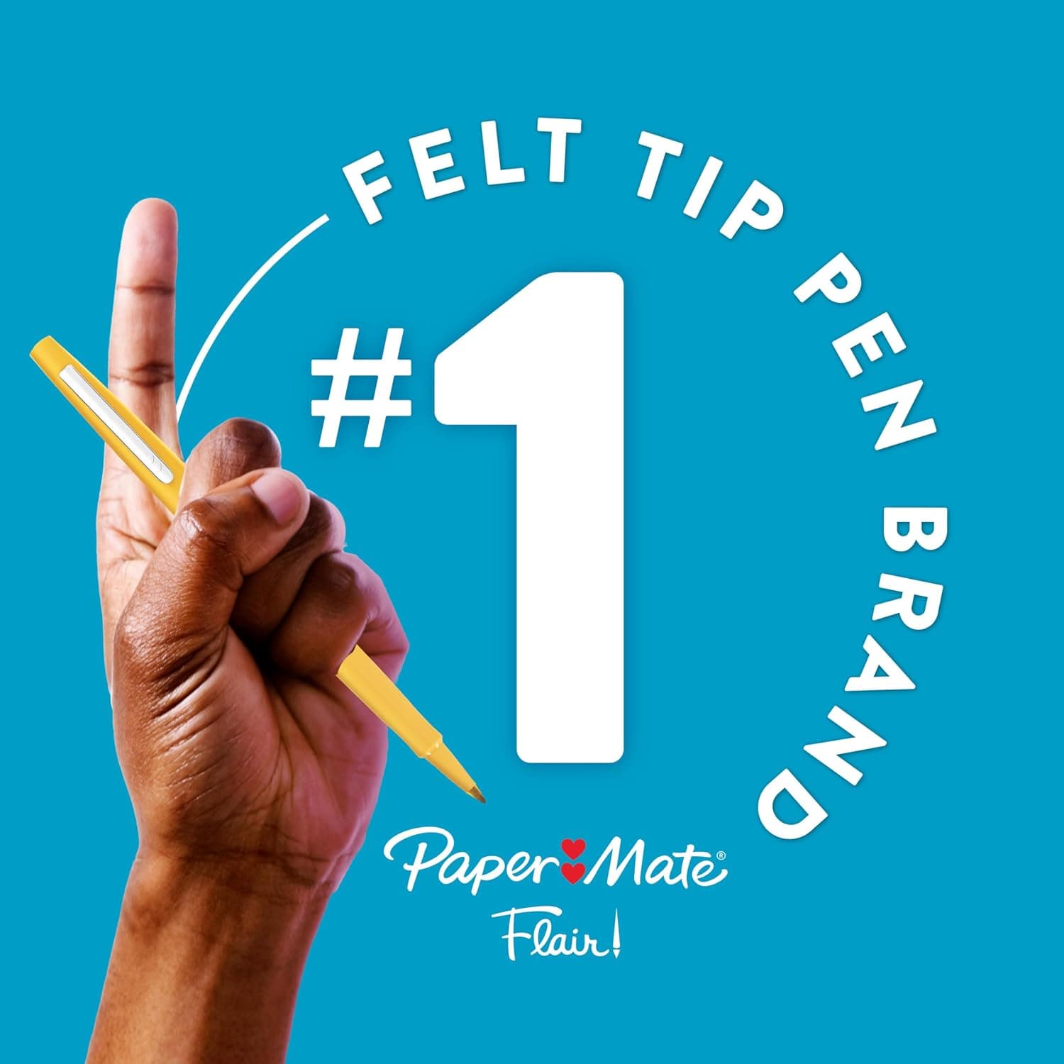 Paper Mate Flair Felt Tip Pens, Medium Point (0.7mm), Assorted Colors, 12 Count - For Arts & Crafts, Note-Taking, Journaling, School Supplies for Teachers & Students - Image 5