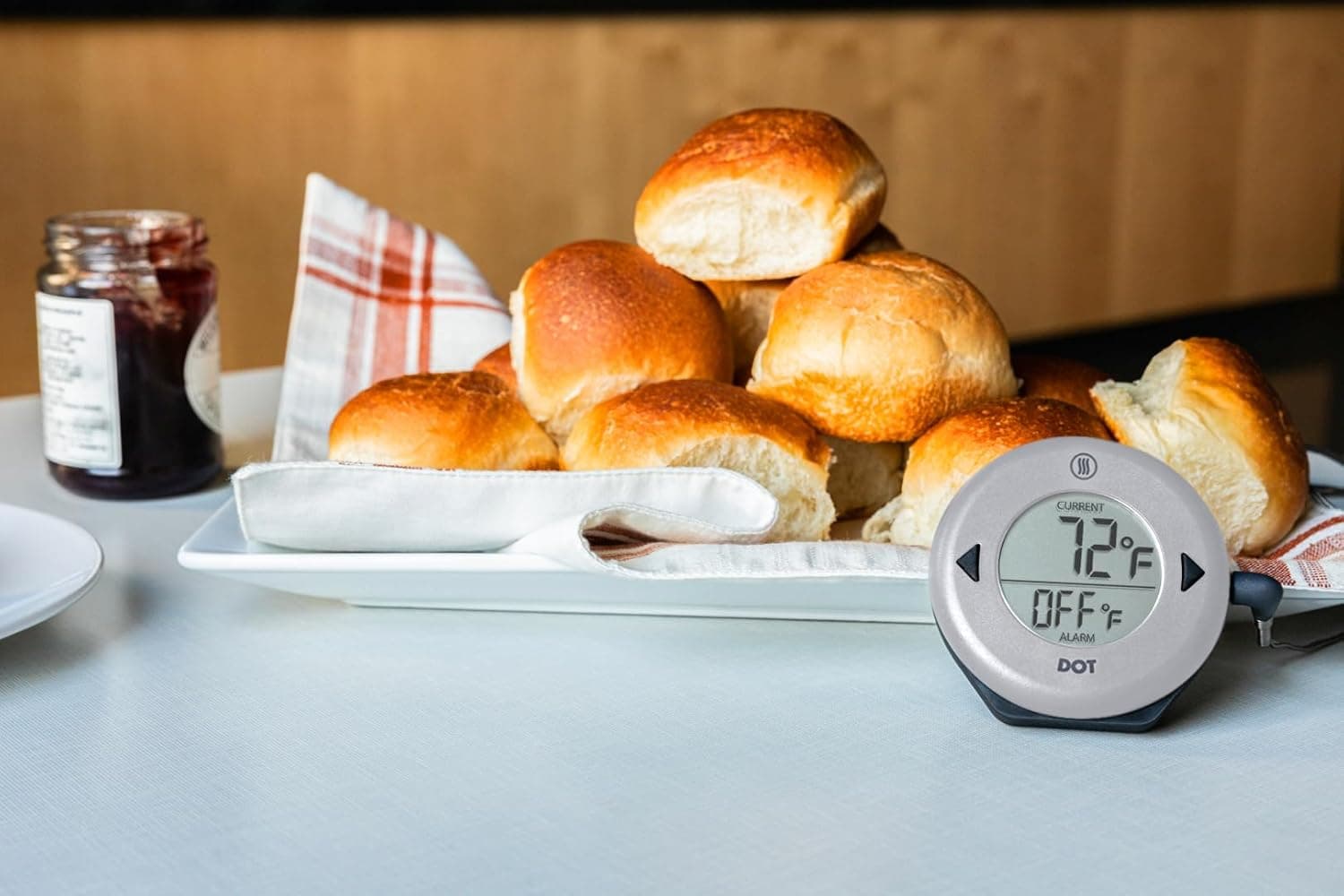 ThermoWorks DOT — Chefs’ Favorite Simple Alarm Thermometer - Cayenne Pepper Red - Image 8