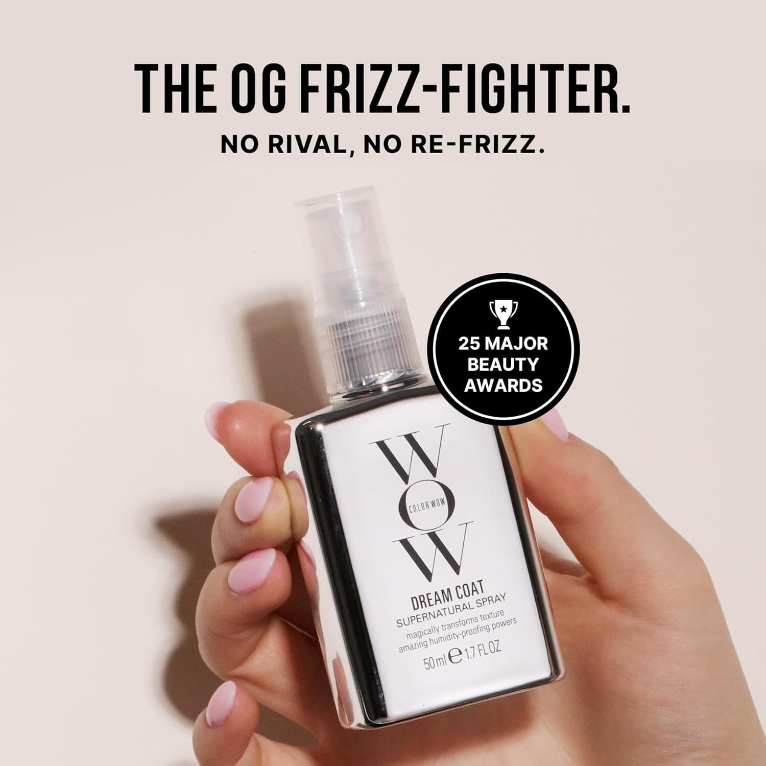 COLOR WOW Dream Coat Supernatural Spray – Keep Your Hair Frizz-Free and Shiny No Matter the Weather with Award-Winning Anti-Humidity Treatment 1.7 Fl Oz (Pack of 1) - Image 4