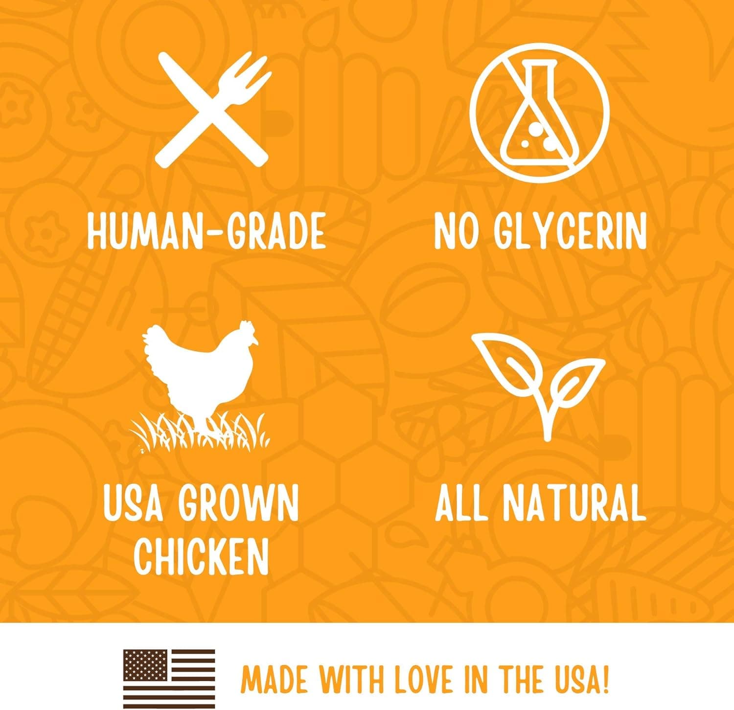 Full Moon Chicken Jerky Tenders Healthy All Natural Dog Treats Human Grade Made in USA 26 oz Chicken 1.63 Pound (Pack of 1) - Image 5