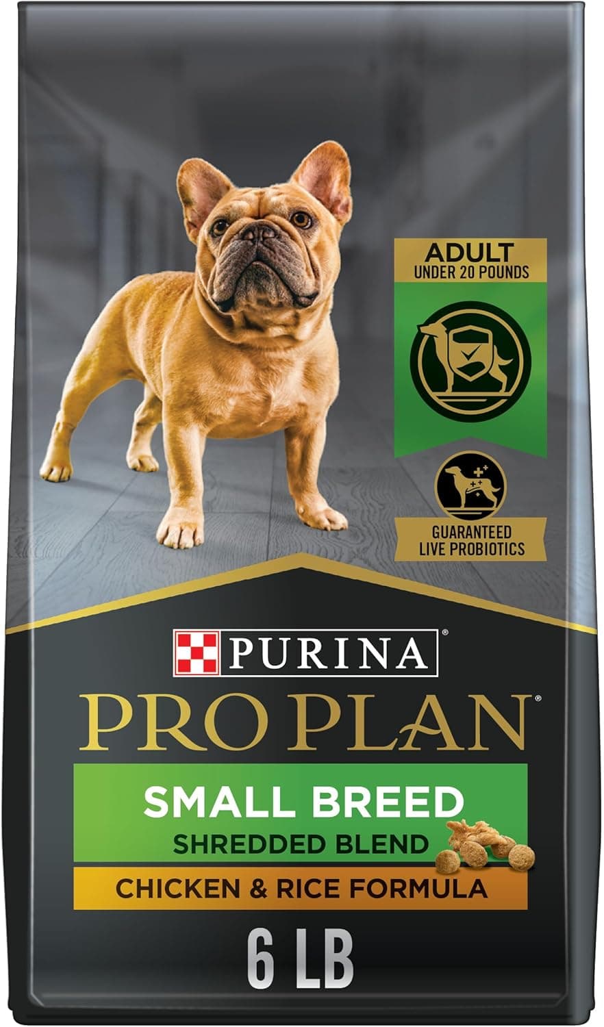 Purina Pro Plan Small Breed Dog Food With Probiotics for Dogs, Shredded Blend Chicken & Rice Formula - 6 lb. Bag Chicken & Rice Shredded Blend 6 Pound (Pack of 1) - Image 2