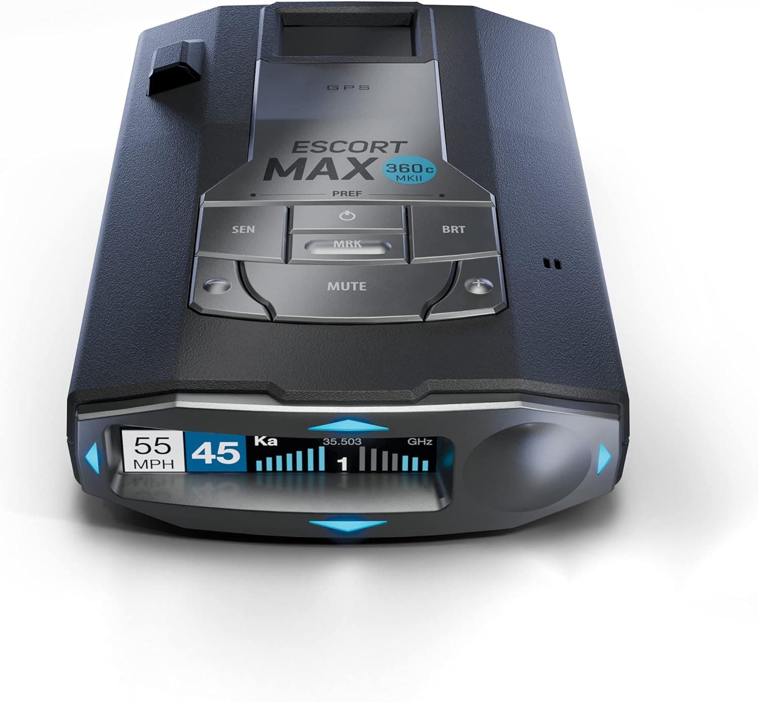 Escort MAX 360c MKII Laser Radar Detector - Dual-Band Wi-Fi and Bluetooth Enabled, 360° Directional Arrows, Exceptional Range, Shared Alerts, Apple CarPlay and Android Auto Compatible, Black MAX 360c MKII (automatic updates) Radar Detector - Image 2
