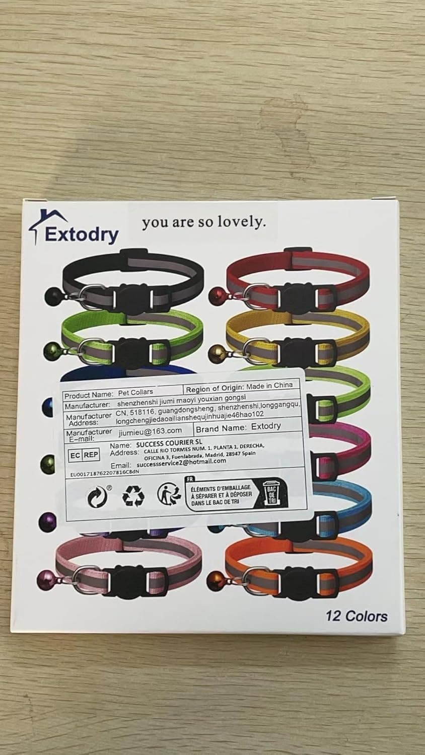 12 Pack Reflective-Breakaway Cat Collars with Bells,Safety Buckle Kitten Collar, with Name Tag, Adjustable,Ideal for Girl Cats Male Cats,Pet Supplies,Stuff,Accessories(12 Colors & 2 ID Tags) - Image 11