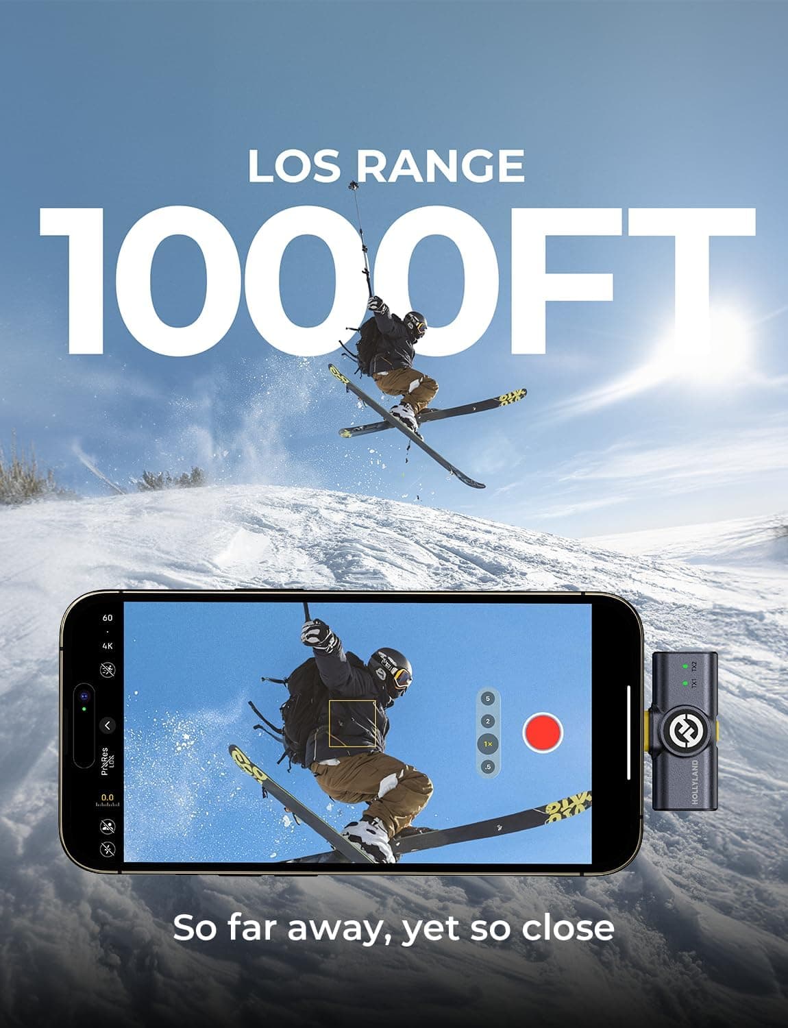 Hollyland Lark M2 Wireless Microphone para sa iPhone/Kamera/Android/PC, 48kHz/24-bit High Fidelity Audio, 300m Saklaw, Noise Cance - Image 6