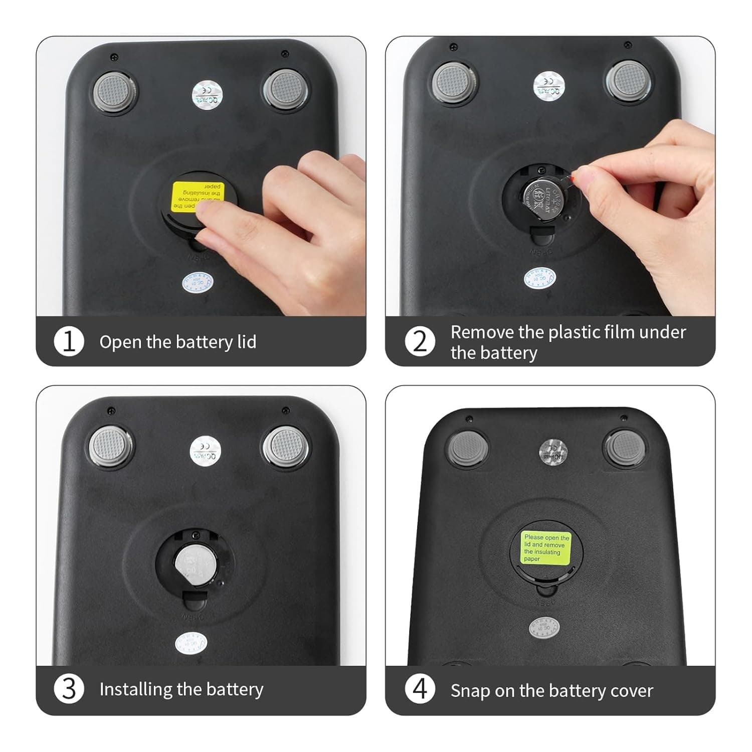 Ultrean 食品秤，数字厨房秤，适用于烘焙、烹饪和餐前准备的克和盎司称重，6个单位带去皮功能，11磅（包含电池）中型 - Image 9