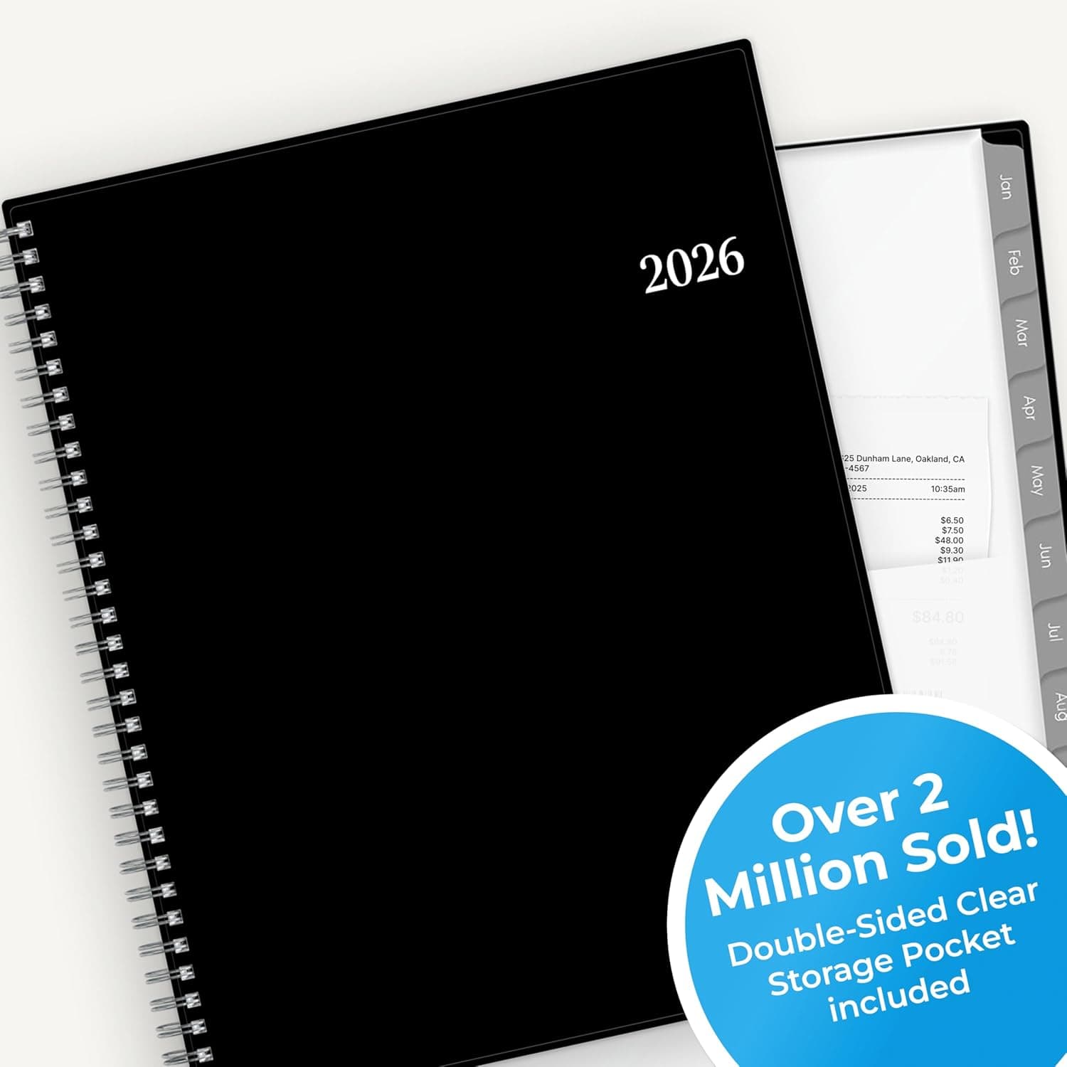 Blue Sky 2026 Weekly and Monthly Planner Calendar, Includes January 2026 - December 2026, 8.5" x 11", Flexible Cover, Wirebound, Laminated Tabs, Storage Pocket, Enterprise 8.5" x 11" Enterprise- 2026 - Image 7