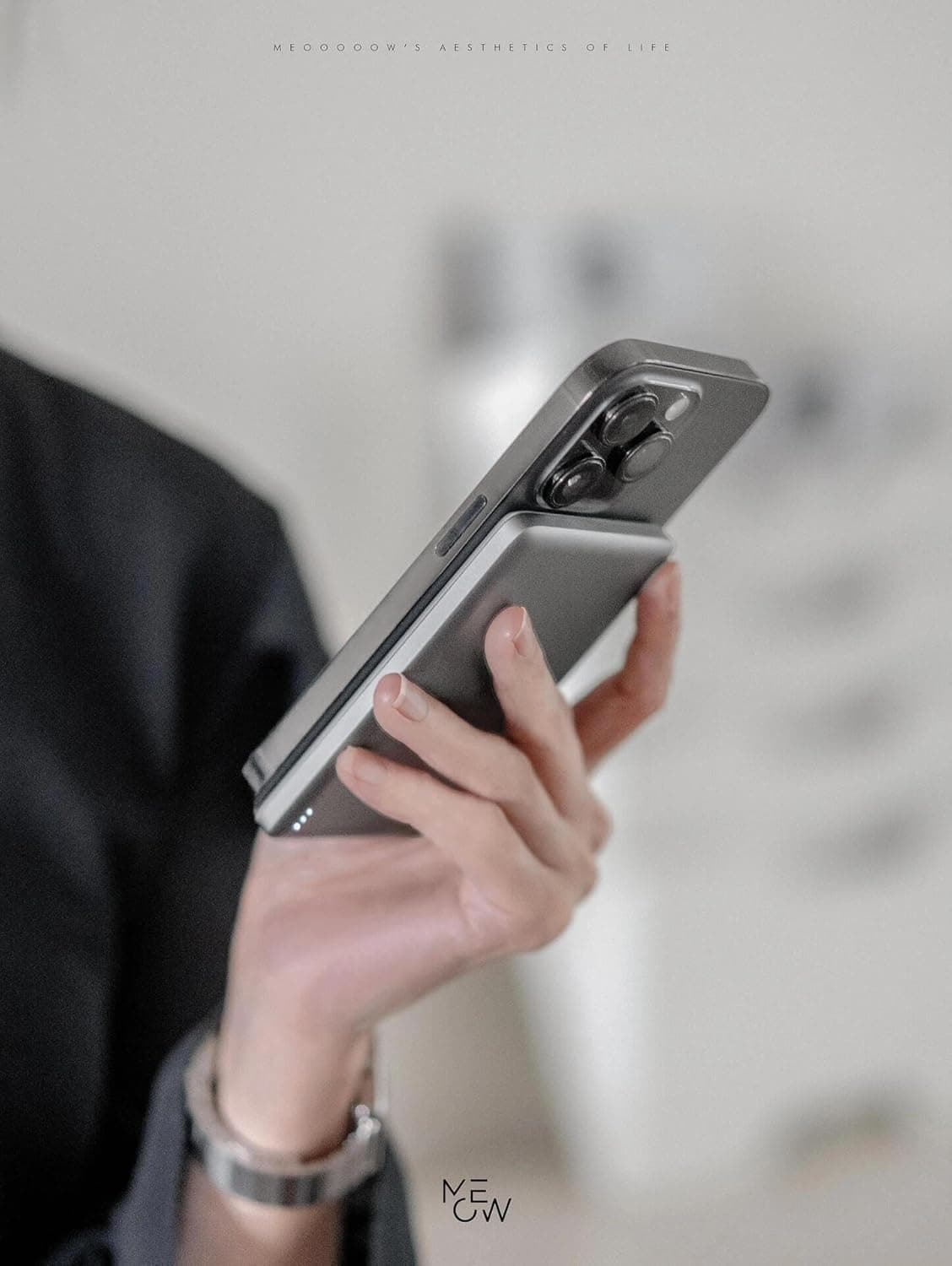 TORRAS MiniMag Power Bank, Ultra Slim 5,000mAh Wireless Portable Charger with USB-C Cable, Fast Charging iPhone Air Magnetic Battery Pack, Compatible for iPhone 17/16/15/14/13/12, Glacier Gray 5,000mAh Glacier Gray - Image 9