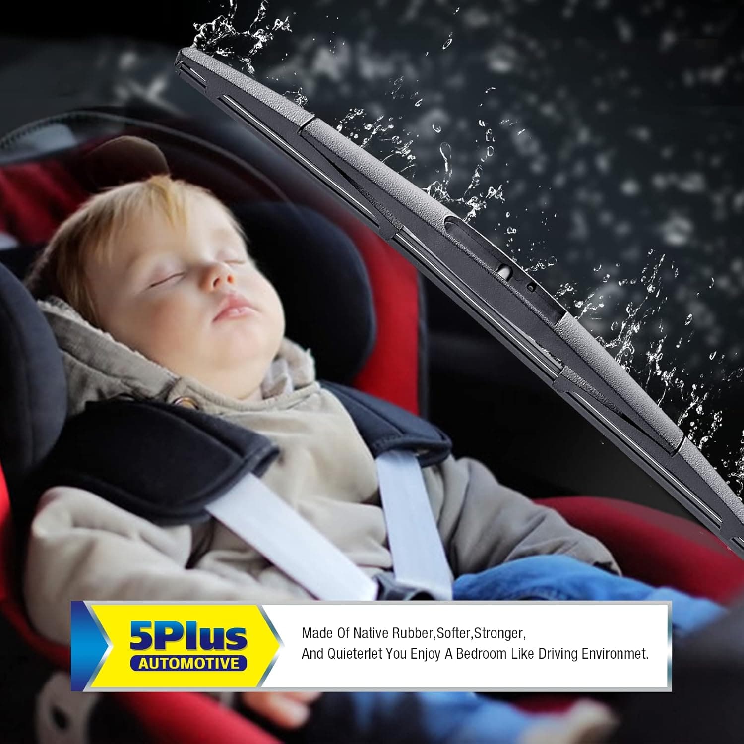 5 PLUS® Reemplazo de la Escobilla del Limpiaparabrisas Trasero de 12 Pulgadas para Honda CRV 2022-2017 Elemento 11-03/Nissan Murano 2024-2009 Armada 23-05 Pathfinder 12-04 Escobilla del Limpiaparabrisas Trasero (12-B) 12" (12-B/H306) - Image 5