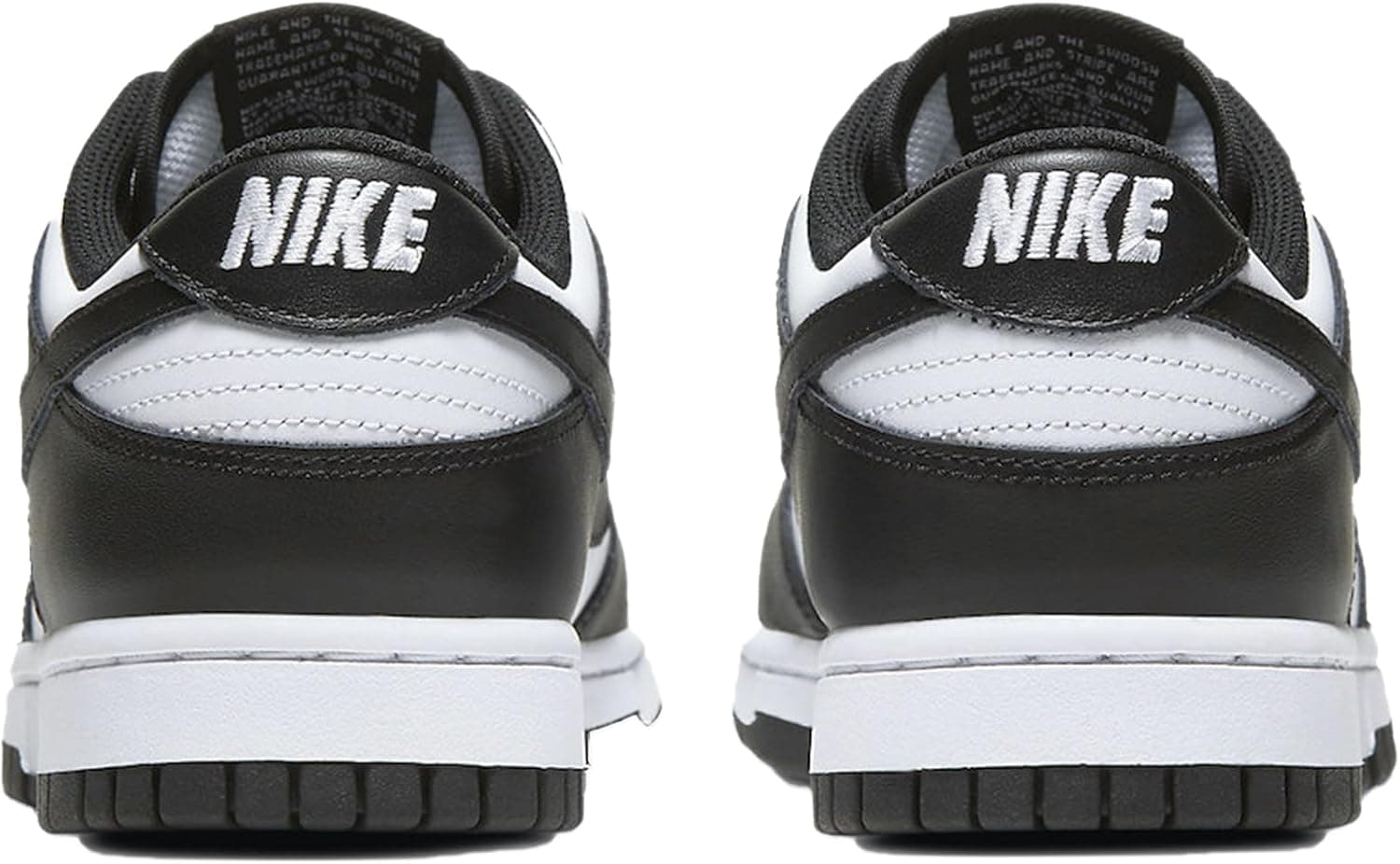 Nike Men's Dunk Low Retro Sneaker 8.5 White/Black/White - Image 5