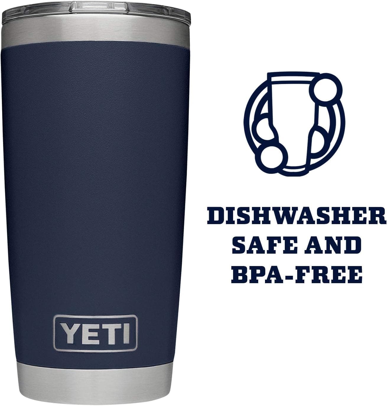 YETI Rambler 20 oz Stainless Steel Vacuum Insulated Tumbler w/MagSlider Lid - Image 5