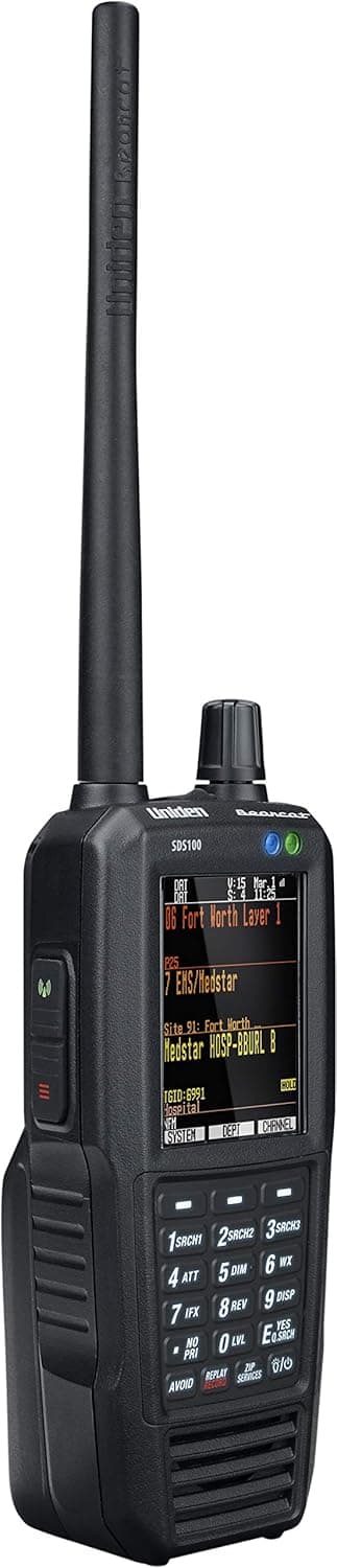 Uniden SDS100 True I/Q Digital Handheld Scanner, Designed for Improved Digital Performance in Weak-Signal and Simulcast Areas, Rugged / Weather Resistant JIS 4 Construction - Image 4