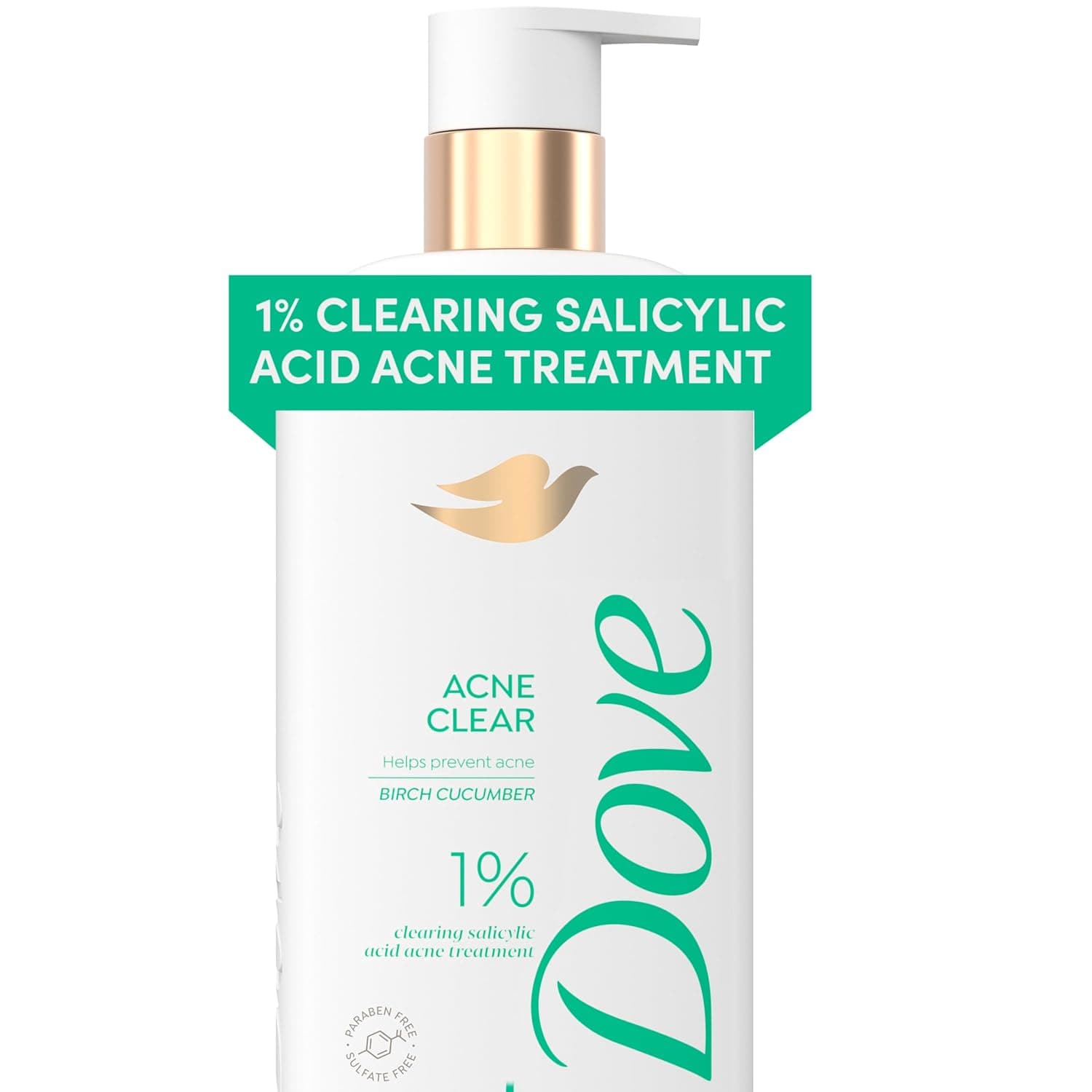 Dove Serum Body Wash Acne Clear for troubled skin with Salicylic Acid 18.5 Fl Oz 18.5 Fl Oz (Pack of 1) - Image 2
