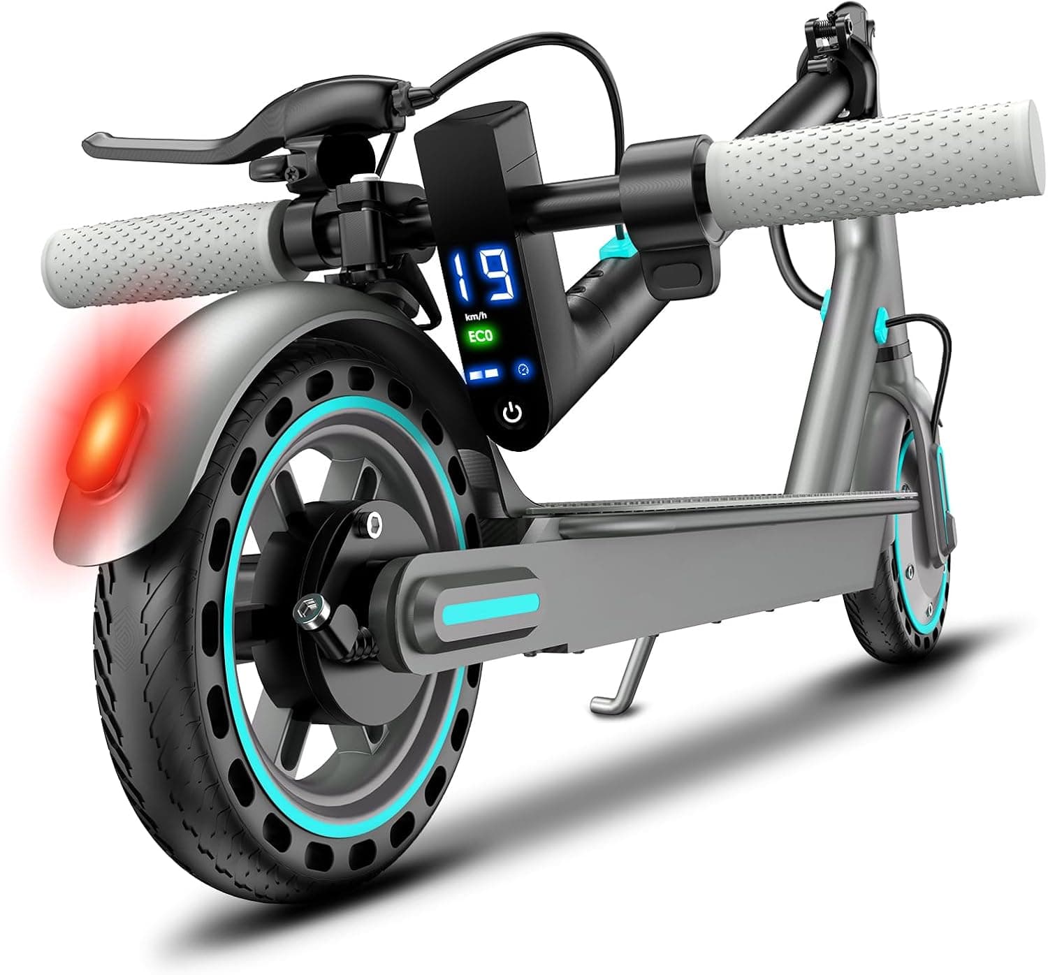 Electric Scooter Adult, 19/25 MPH Max Speed, 15-28 Miles Long Range, Foldable E Scooter with 8.5"/10" Tires, 350W/500W/600W Motor, Commuting Scooters with Dual Brakes 350W-7.8AH-15Miles-Blue - Image 2