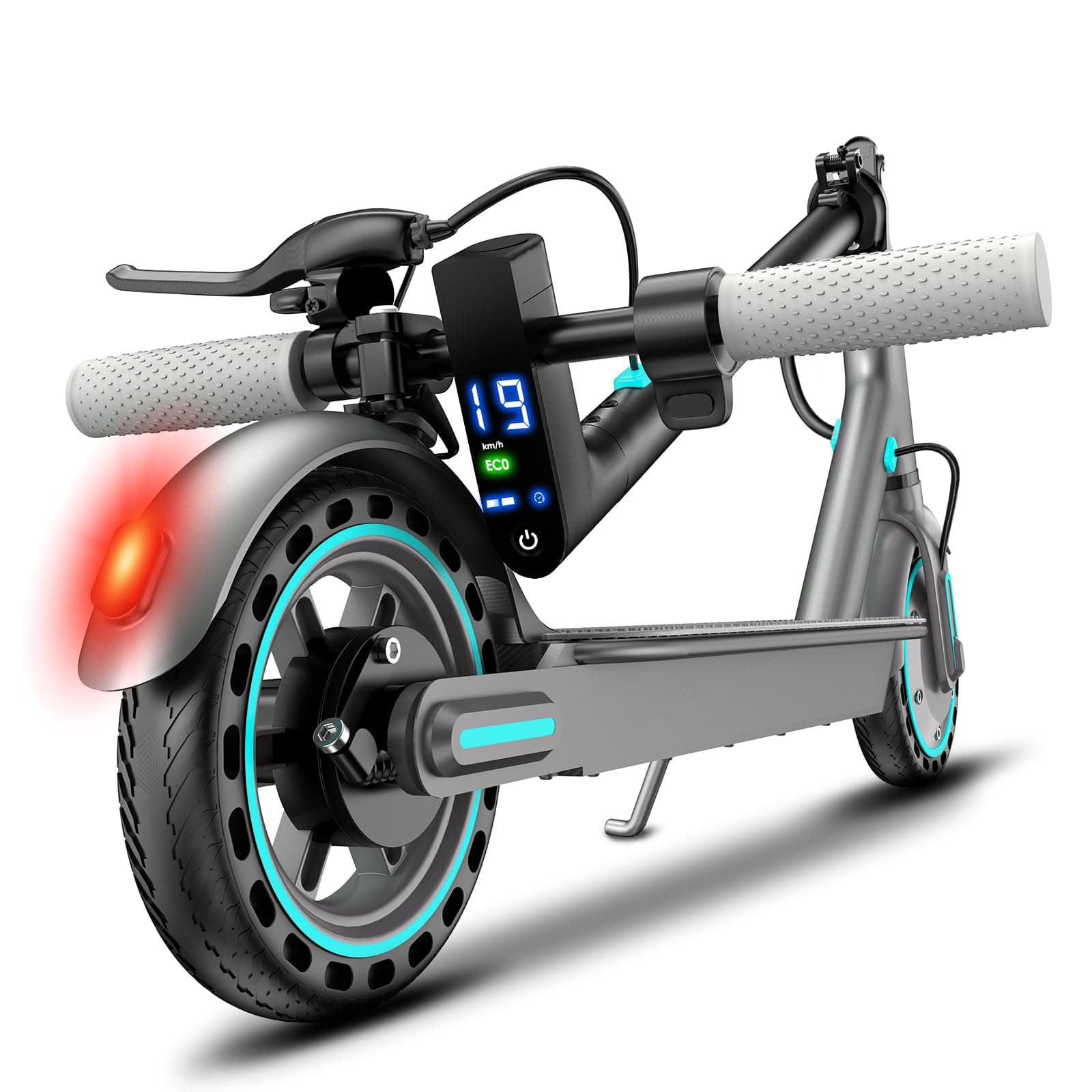 Electric Scooter Adult, 19/25 MPH Max Speed, 15-28 Miles Long Range, Foldable E Scooter with 8.5"/10" Tires, 350W/500W/600W Motor, Commuting Scooters with Dual Brakes 350W-7.8AH-15Miles-Blue